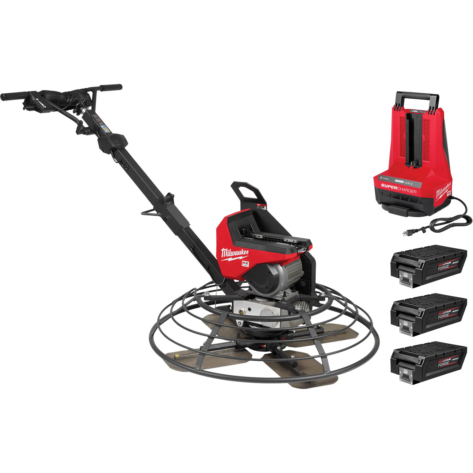 Kit de truelle à bordures à conducteur marchant 36" MX FUELMC