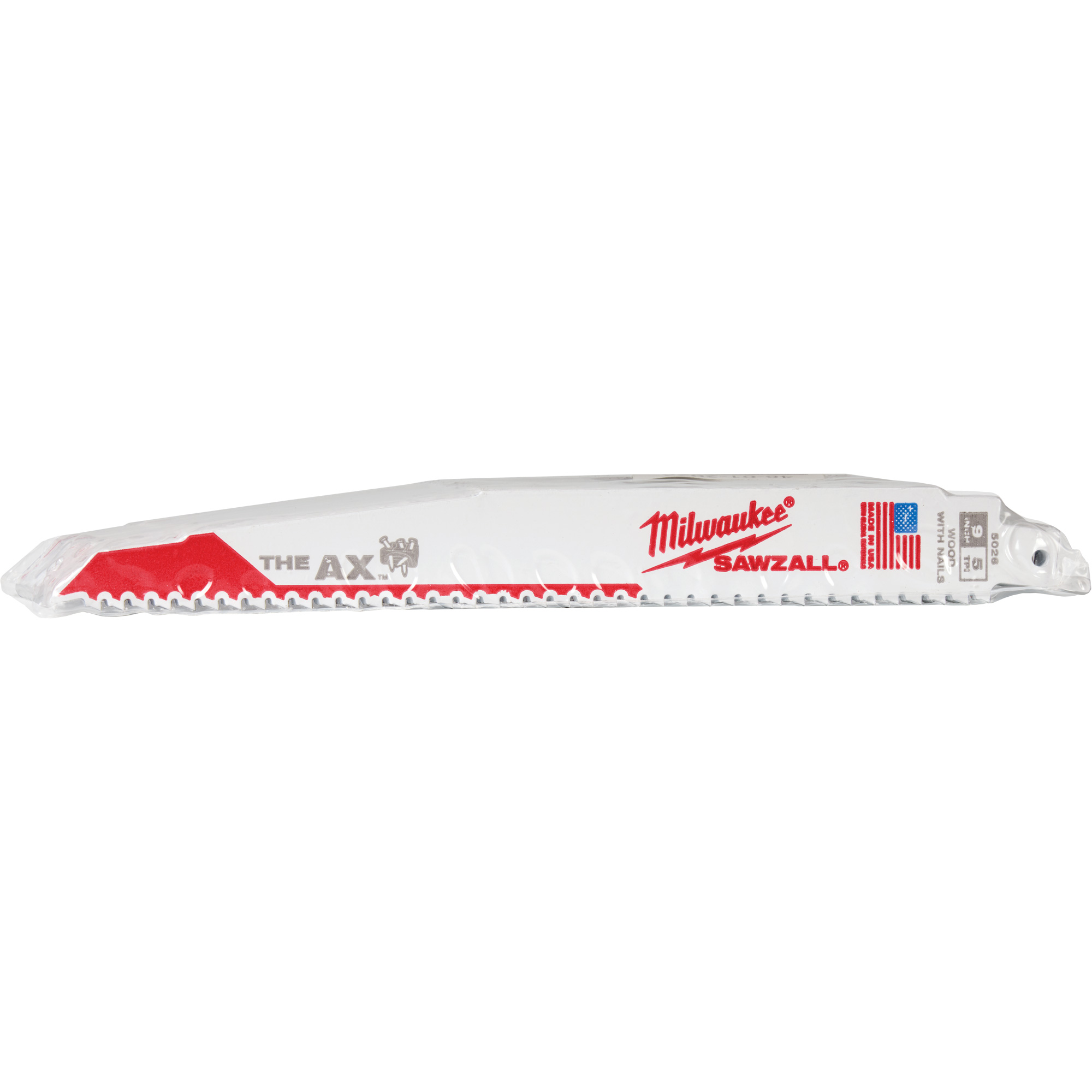 Lame AxMC SawzallMD, Bimétal, 5 Dents par pouce, 9" lo x 1" la