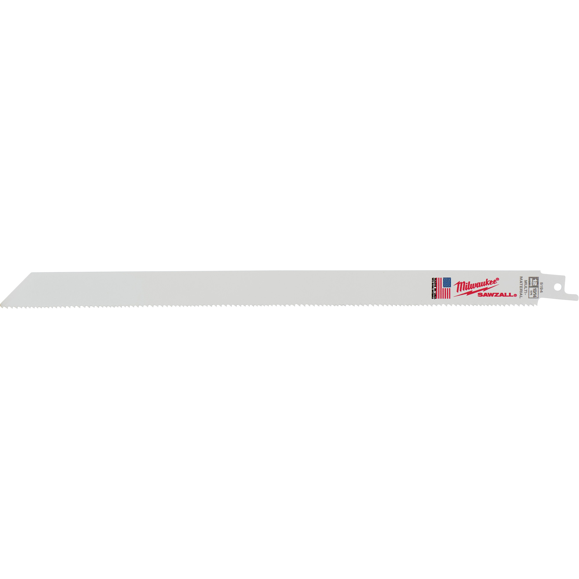 Lame de scie alternative SawzallMD, Bimétal, 10/14 Dents par pouce, 12" lo