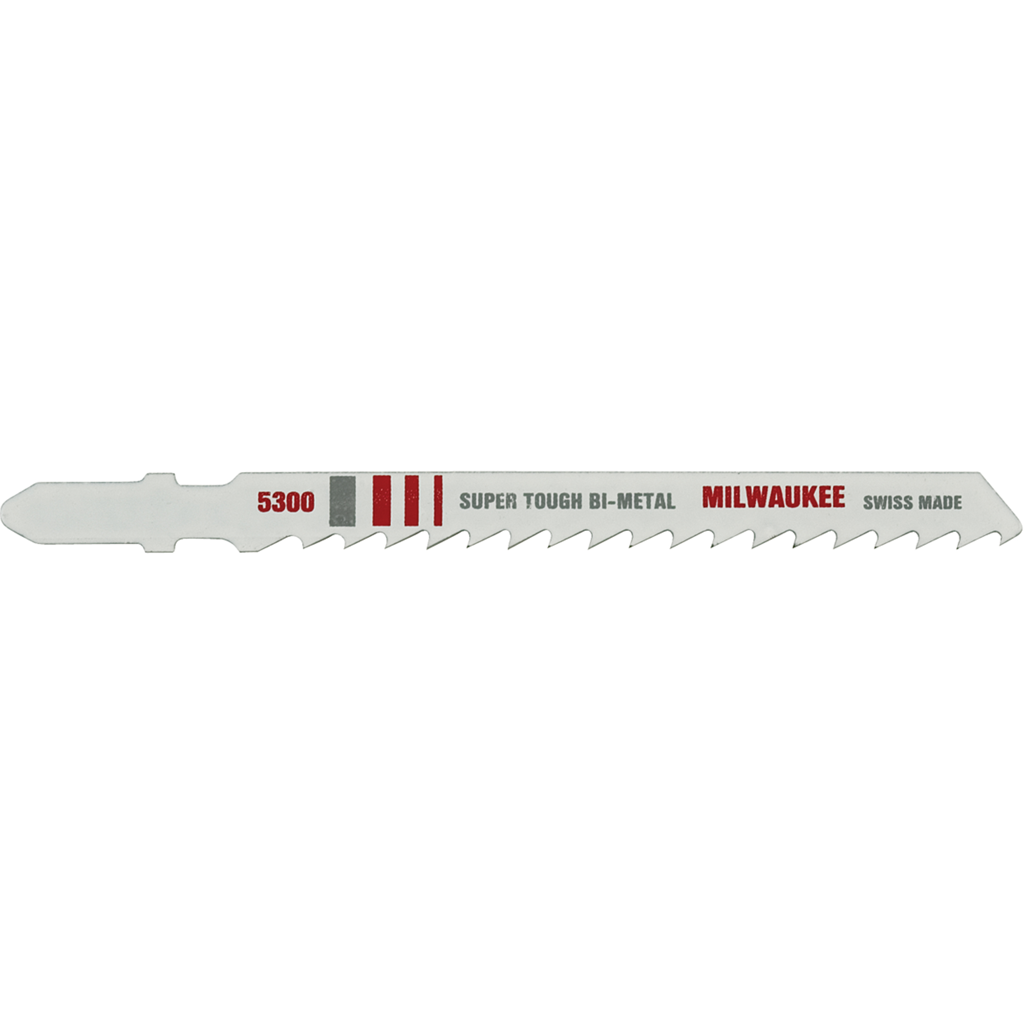 Lame de scie sauteuse, Bimétal, Tige en T, 4" lo, 6 dents par pouce