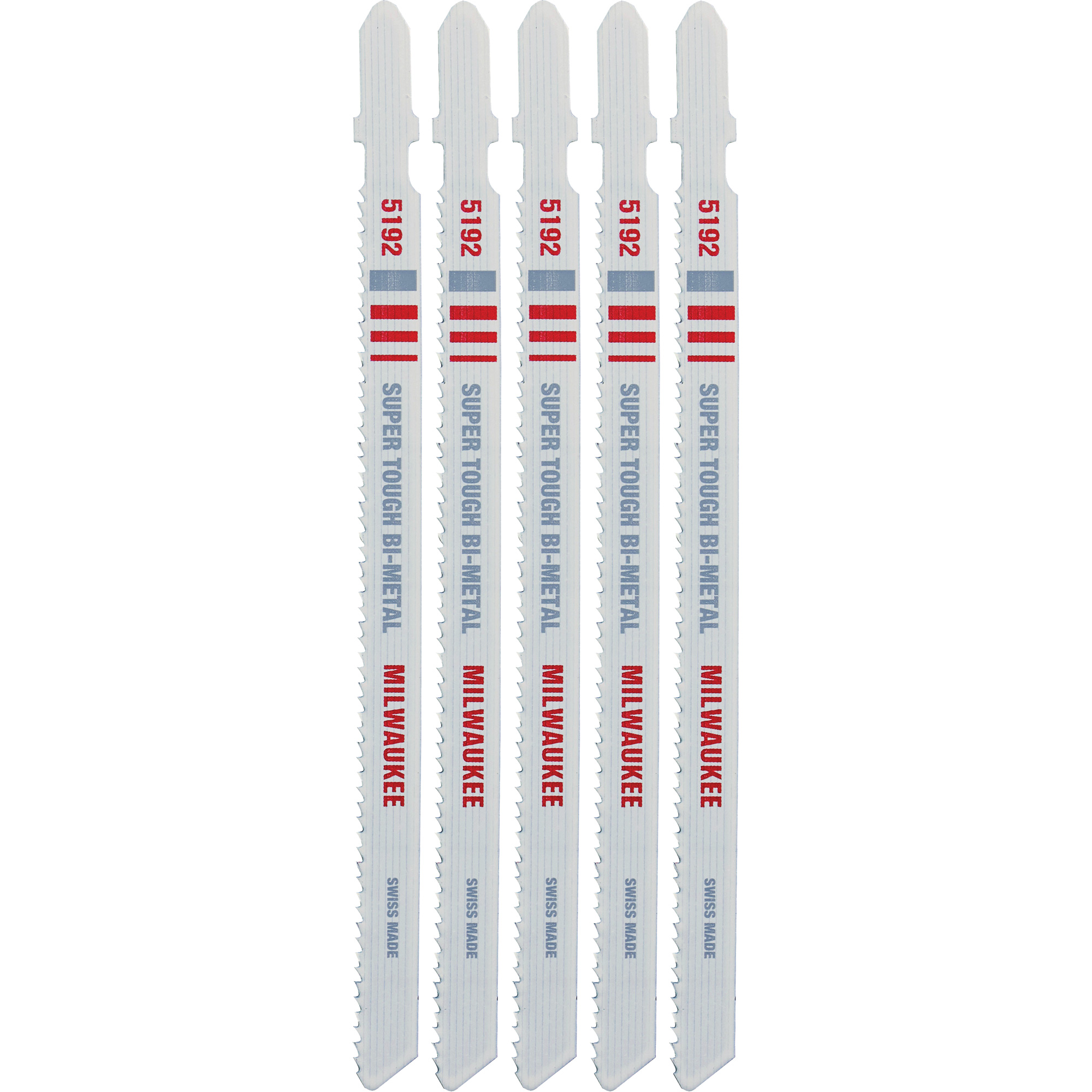 Lame de scie sauteuse, Bimétal, Tige en T, 5-1/4" lo, 14 dents par pouce