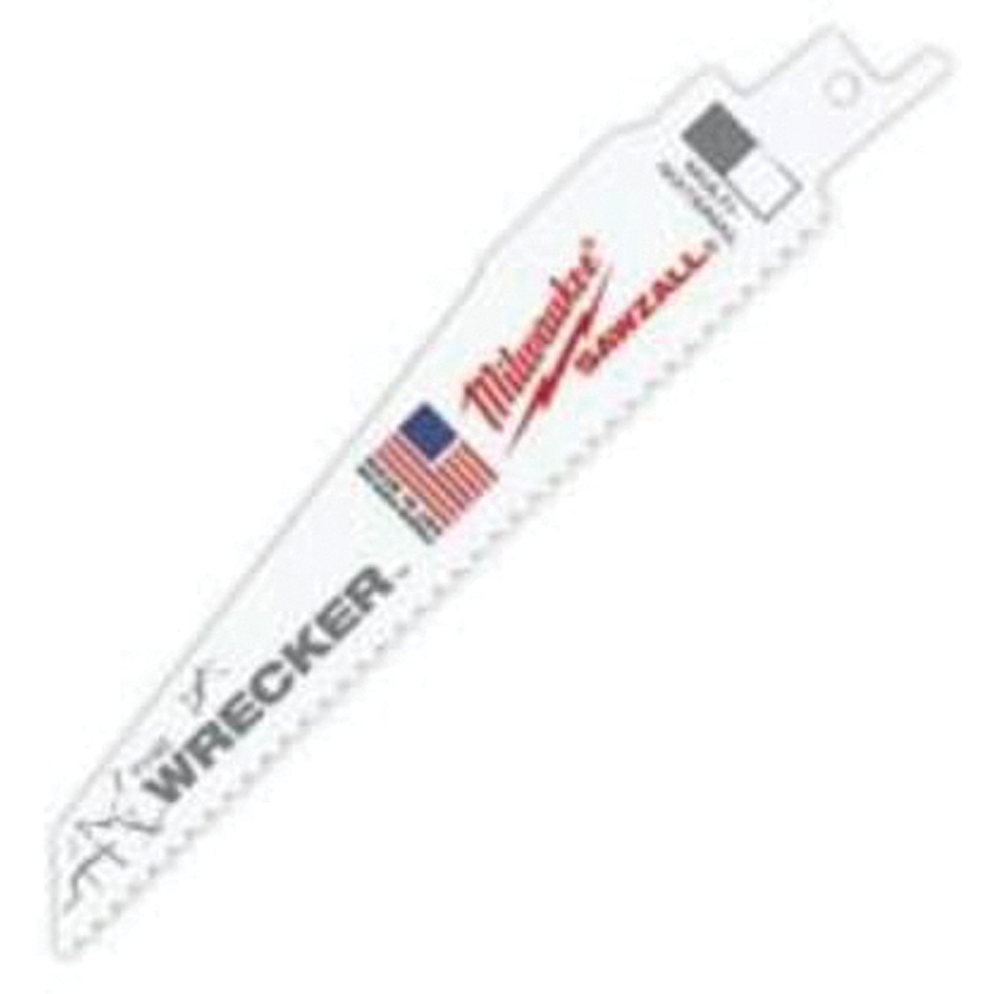 Lame de scie WreckerMC multimatières de SawzallMD, Bimétal, 7-11 Dents par pouce, 6" lo x 1" la