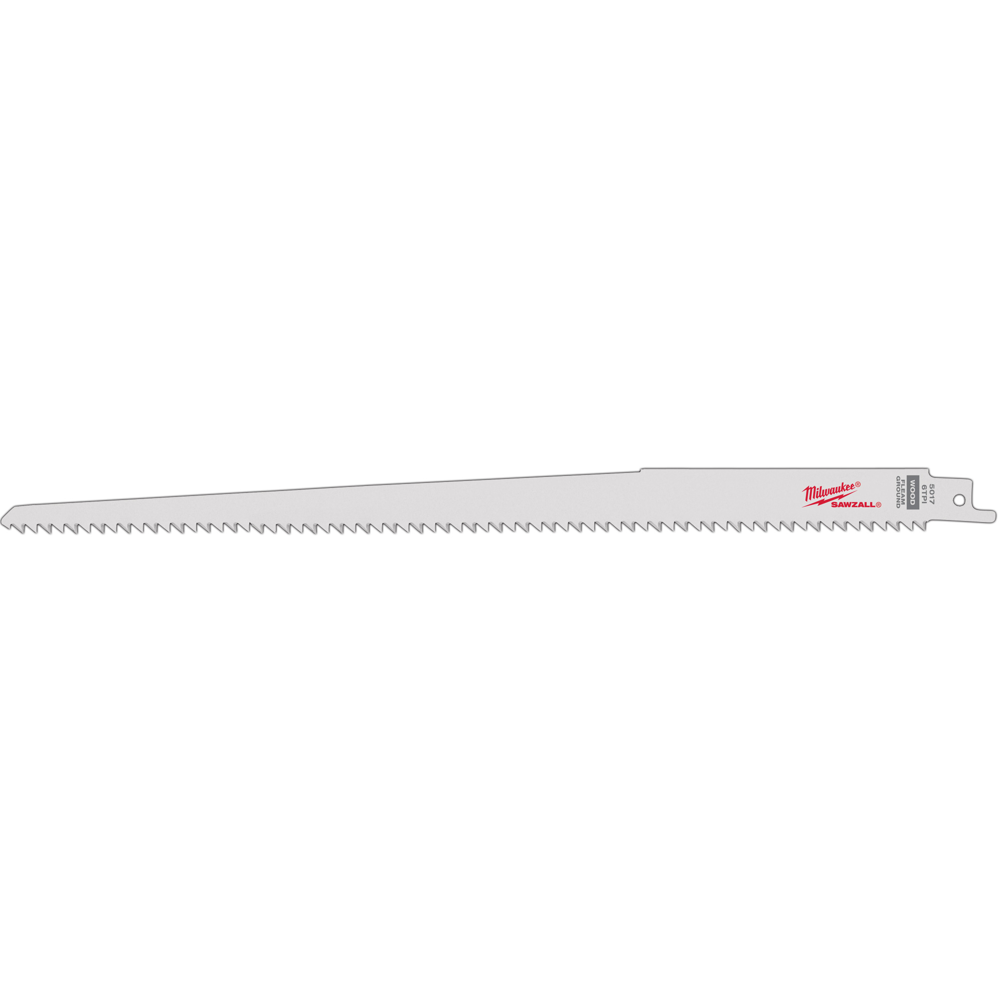 Lame d'élagage pour scie alternative SawzallMD, Bimétal, 6 Dents par pouce, 12" lo x 3/4" la