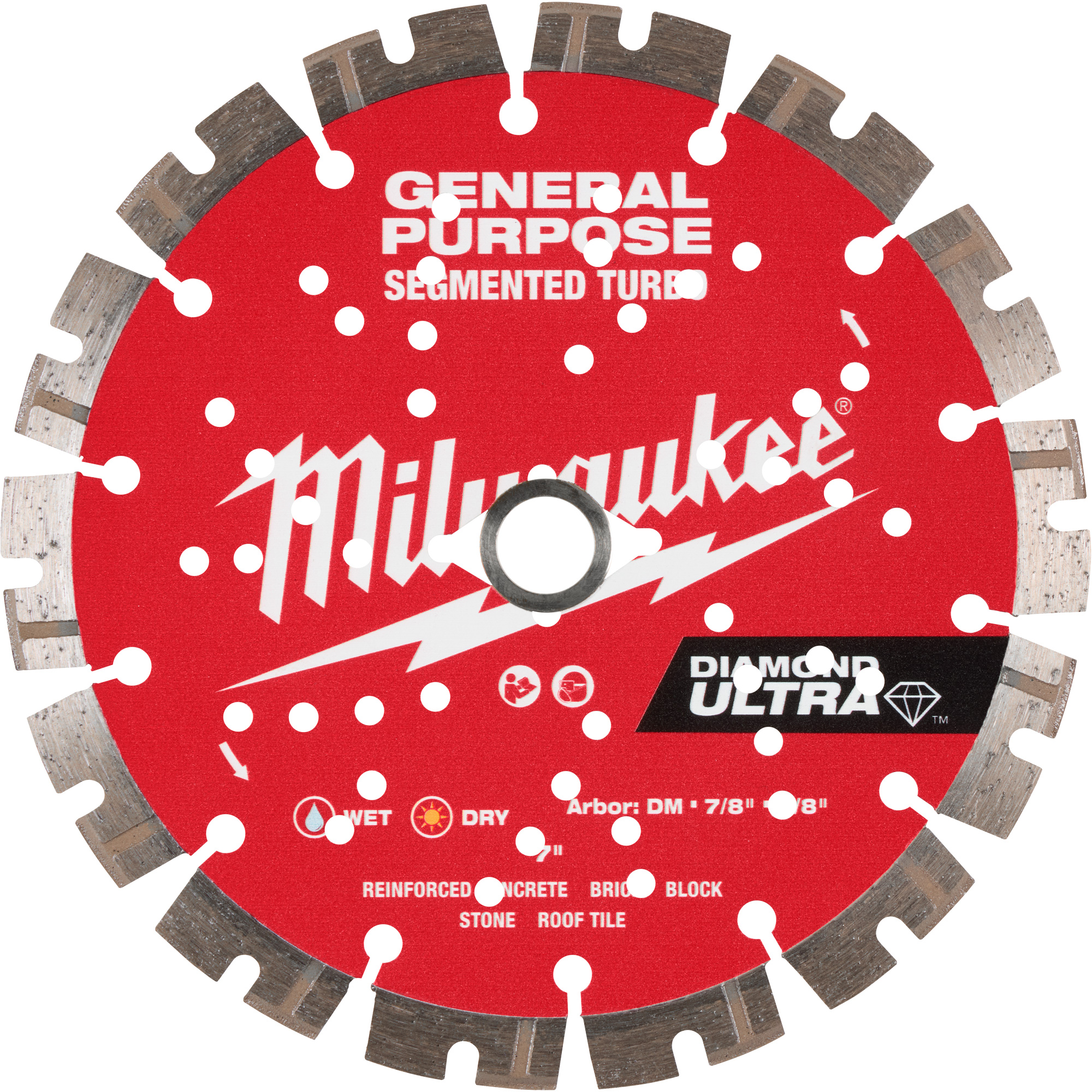 Lame diamantée segmentée turbo à usage général DIAMOND ULTRAMC