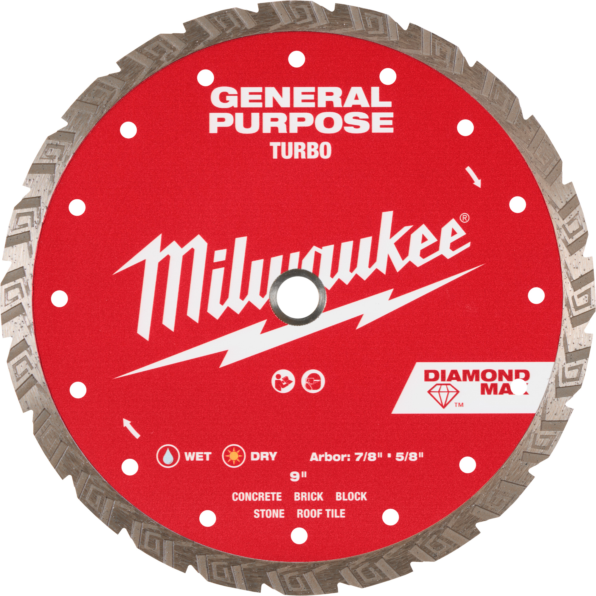 Lame diamantée turbo à usage général DIAMOND MAXMC