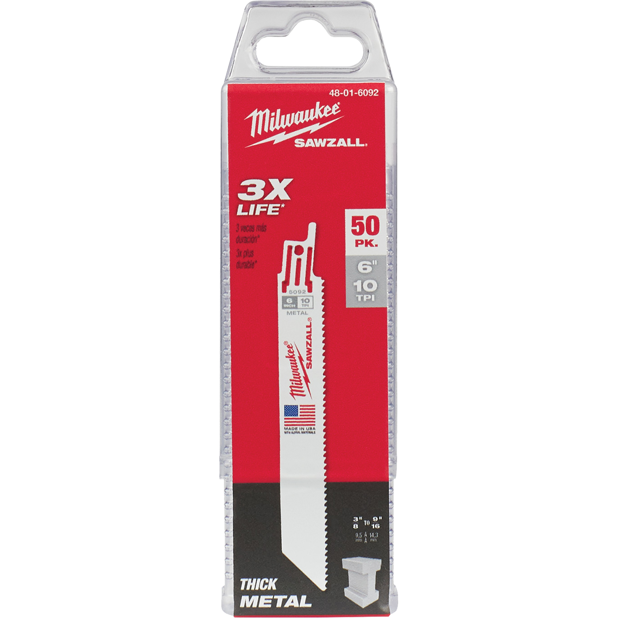 Lame The TorchMC SawzallMD, Bimétal, 10 Dents par pouce, 9" lo