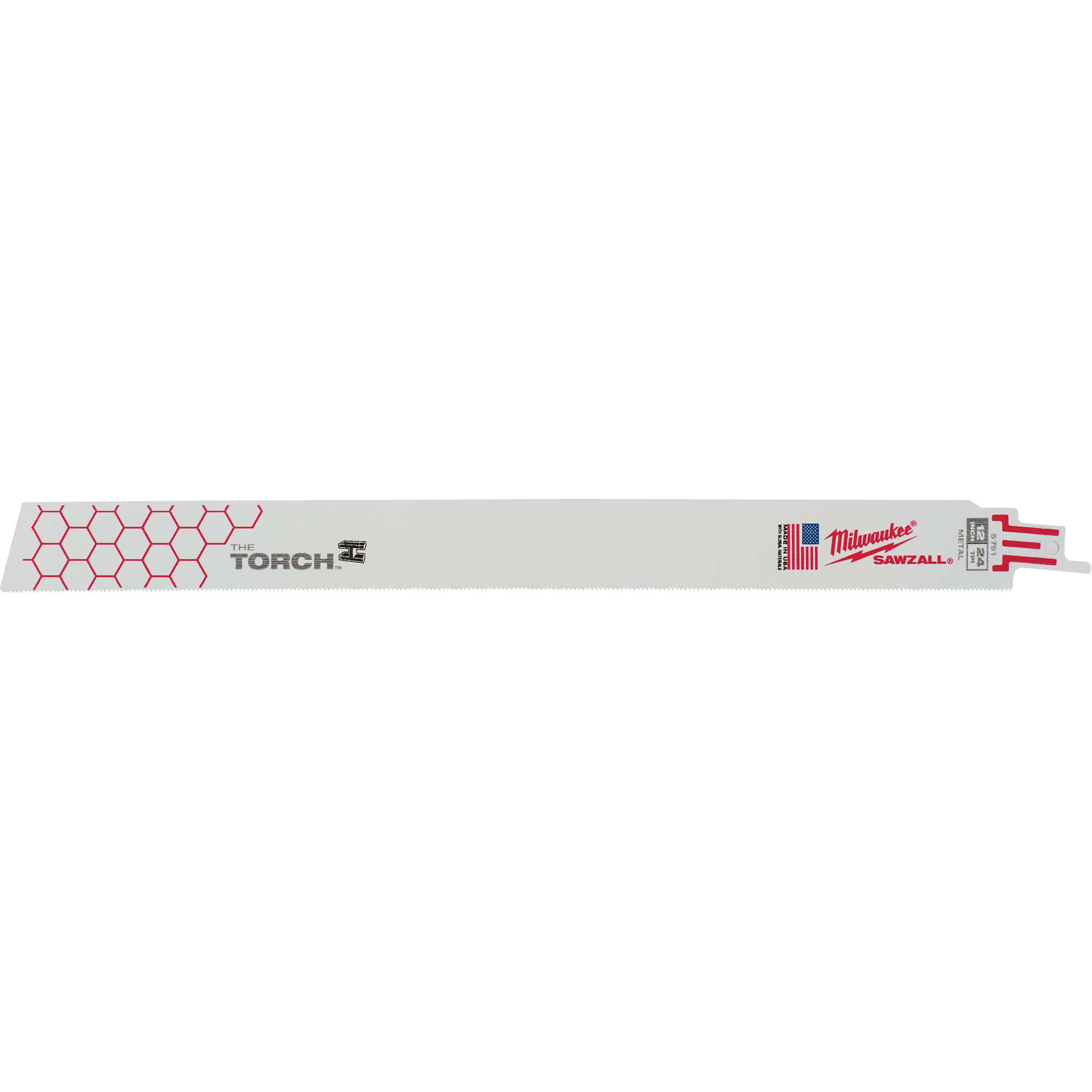 Lame The TorchMC SawzallMD, Bimétal, 24 Dents par pouce, 12" lo x 1" la