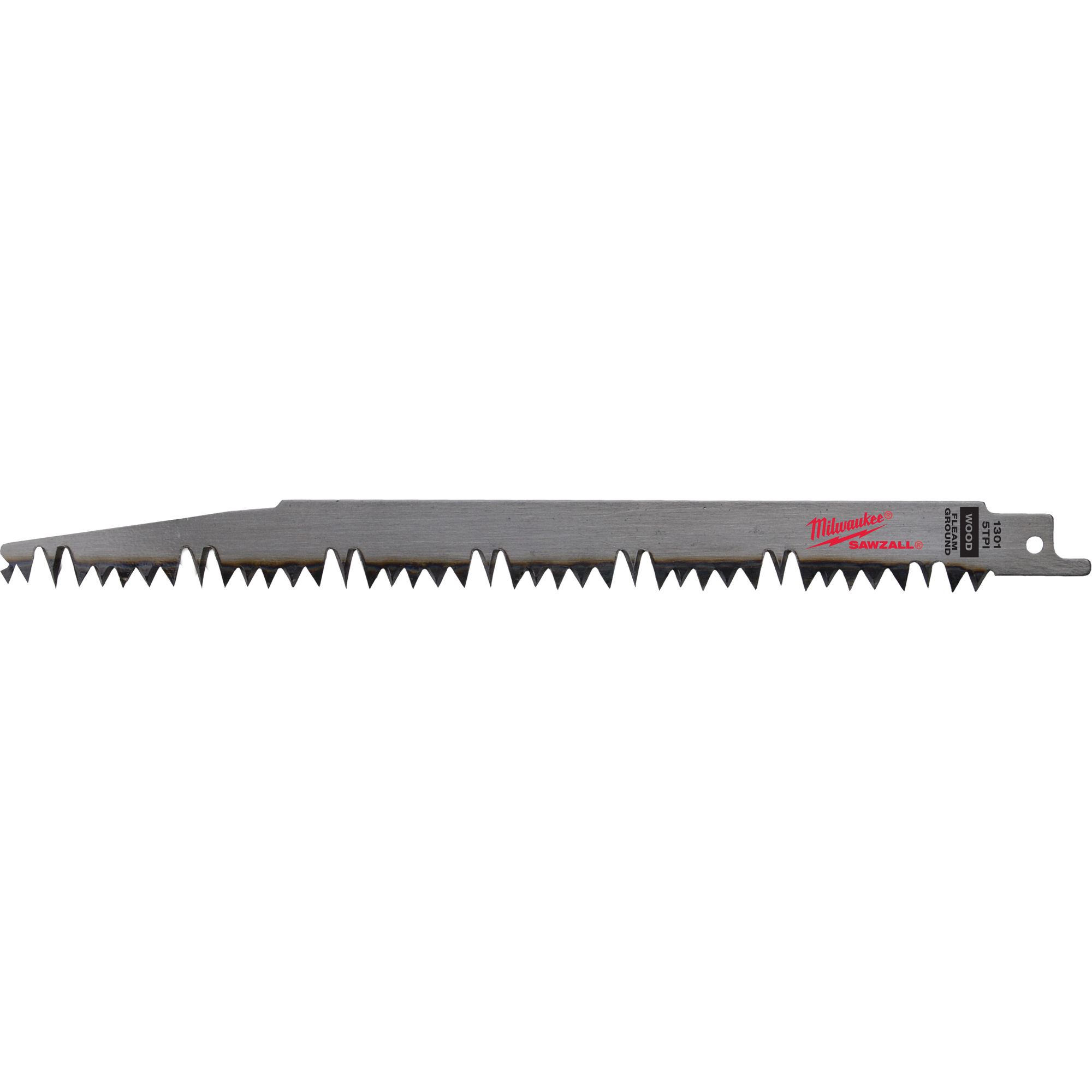 Lames de scie alternative SawzallMD pour l'élagage, Bimétal, 5 Dents par pouce, 9" lo x 3/4" la