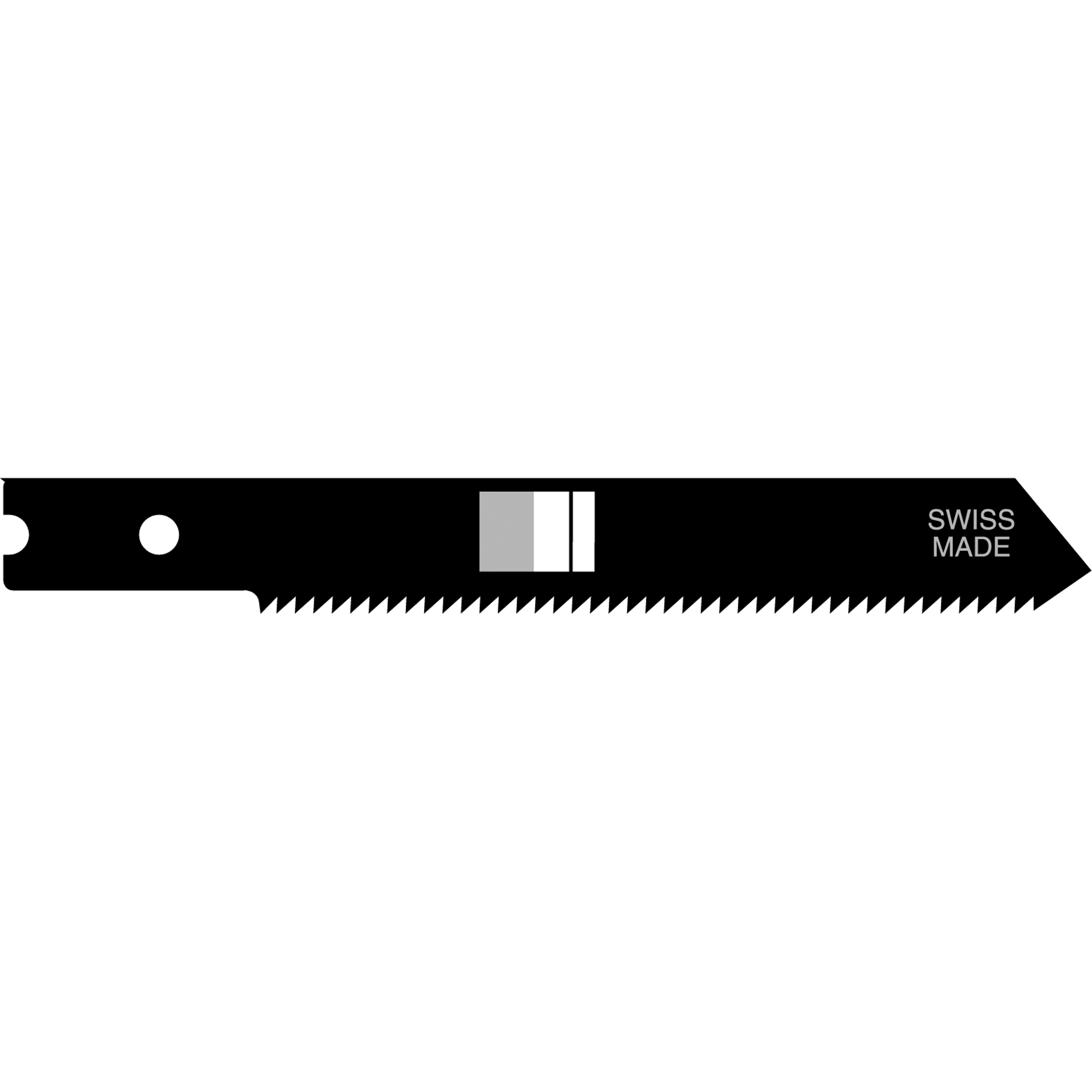 Lames de scie sauteuse, Acier rapide, Tige en U, 2-3/4" lo, 24 dents par pouce