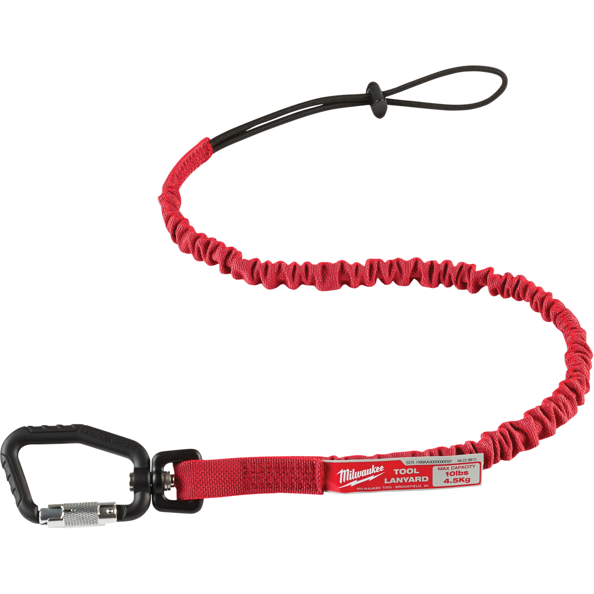 Longe verrouillable pour outils, Tendeur, Mousqueton/boucle