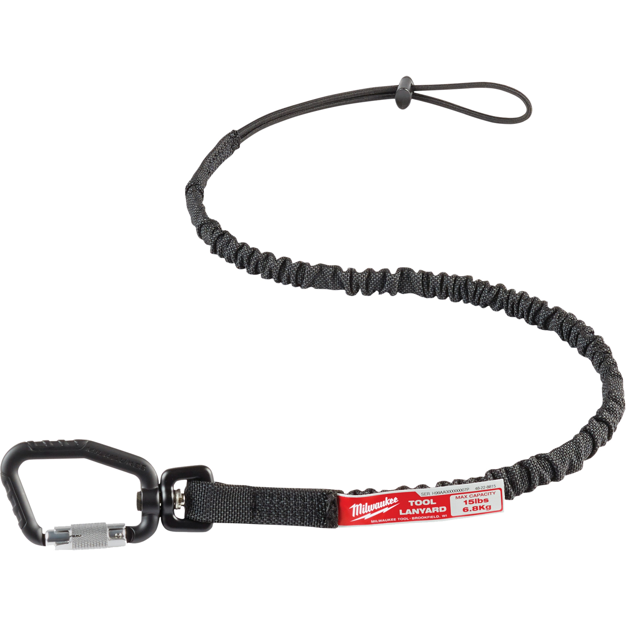 Longe verrouillable pour outils, Tendeur, Mousqueton/boucle
