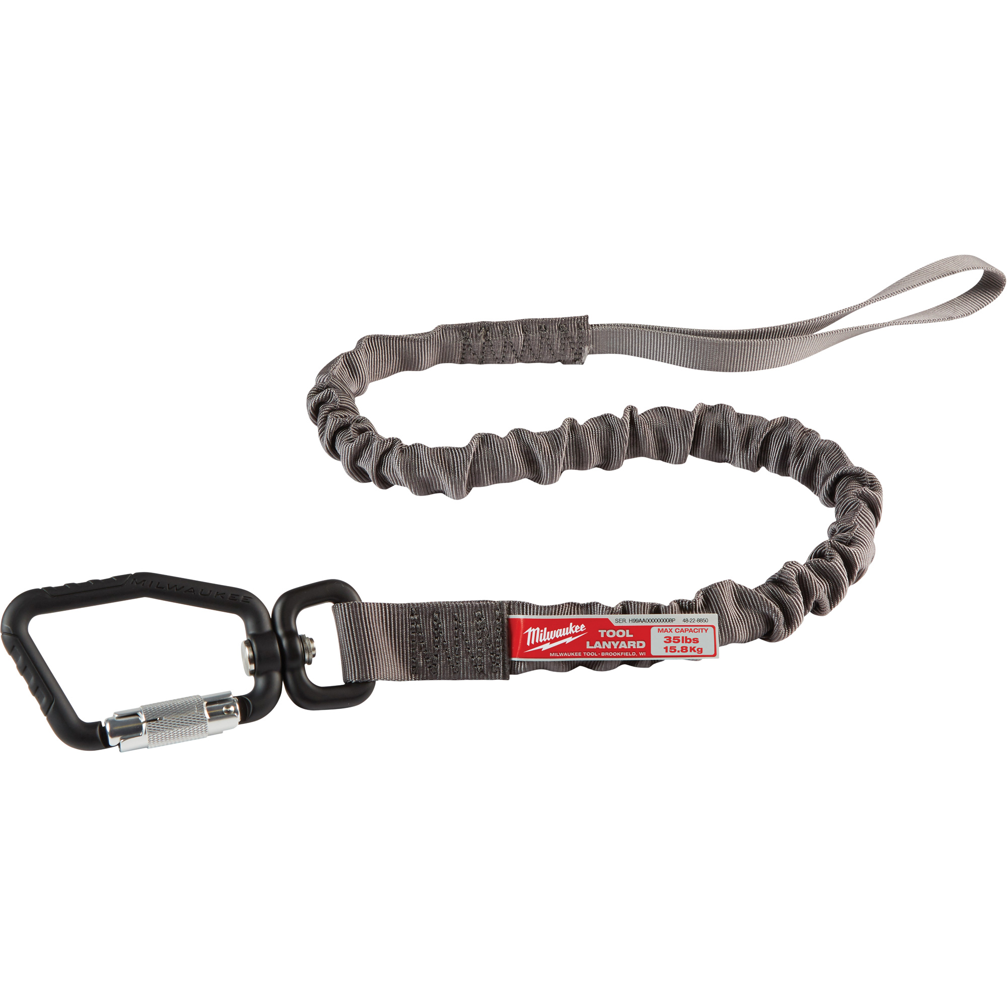 Longe verrouillable pour outils, Tendeur, Mousqueton/boucle
