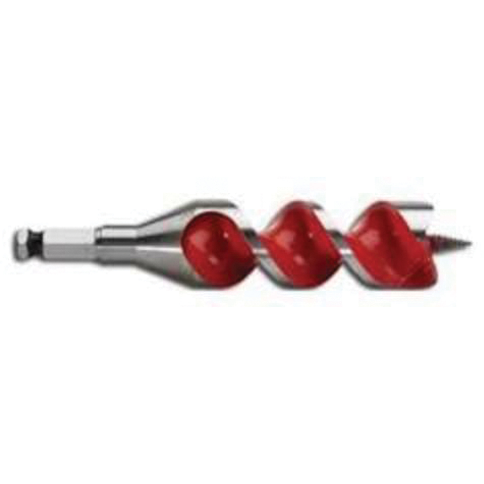 Longue mèche hélicoïdale pour perceuse, Diamètre de 1-1/2", Cannelure 4", Tige 7/16" hexagonal