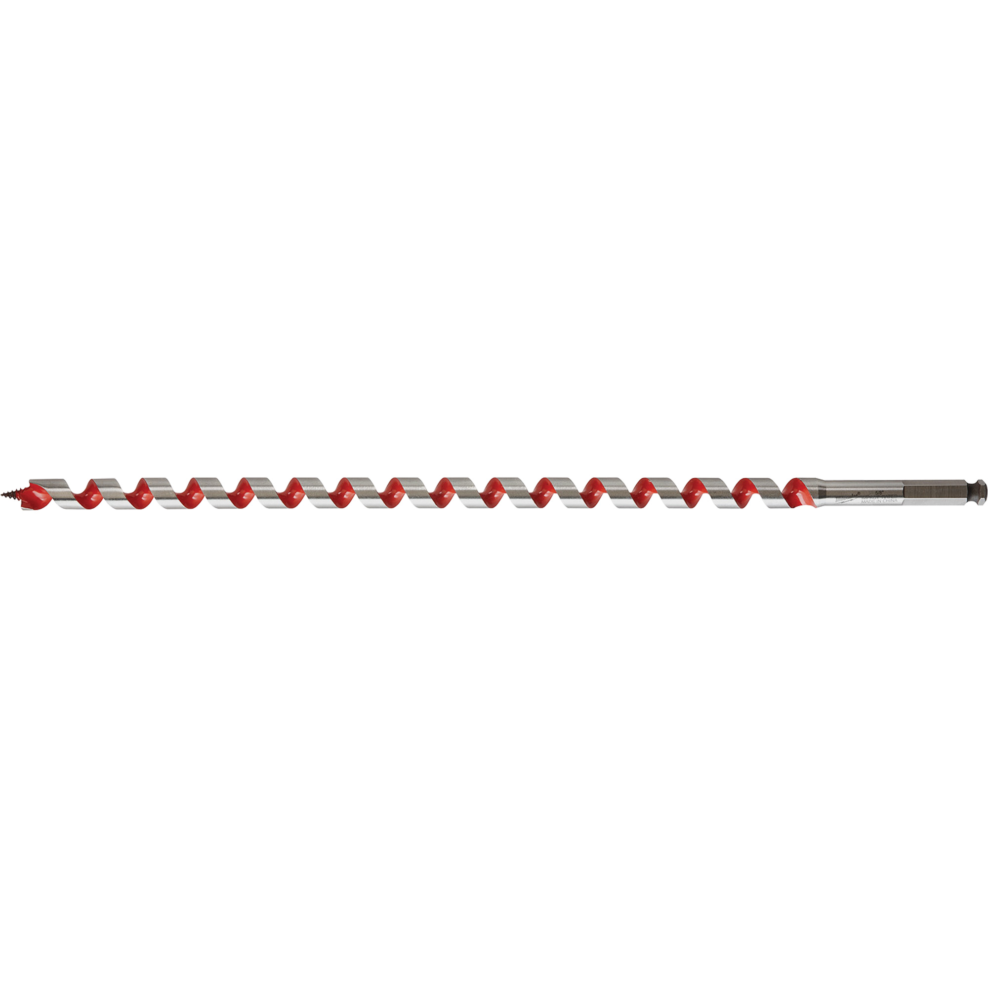 Longue mèche hélicoïdale pour perceuse, Diamètre de 11/16", Cannelure 15", Tige 7/16" hexagonal