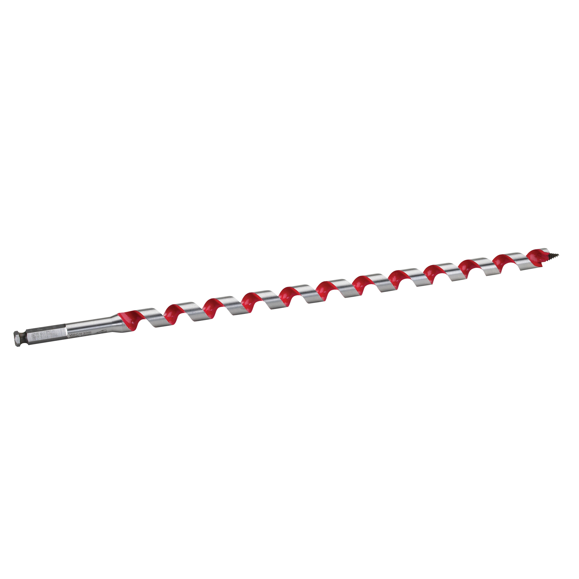 Longue mèche hélicoïdale pour perceuse, Diamètre de 3/4", Cannelure 15", Tige 7/16" hexagonal