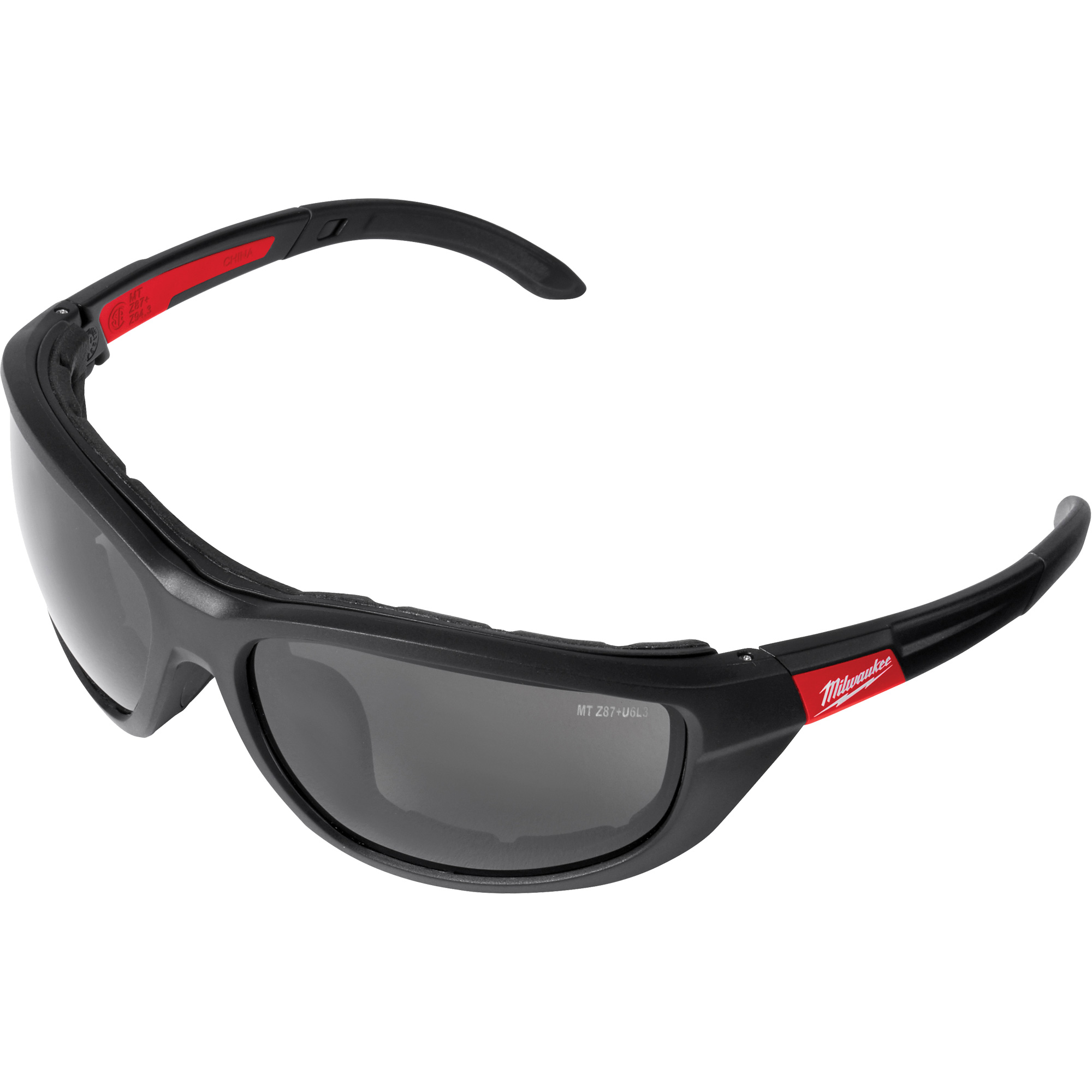 Lunettes de sécurité performantes avec joint, Lentille Noir, Polarisé, Répond ou surpasse la norme CSA Z94.3