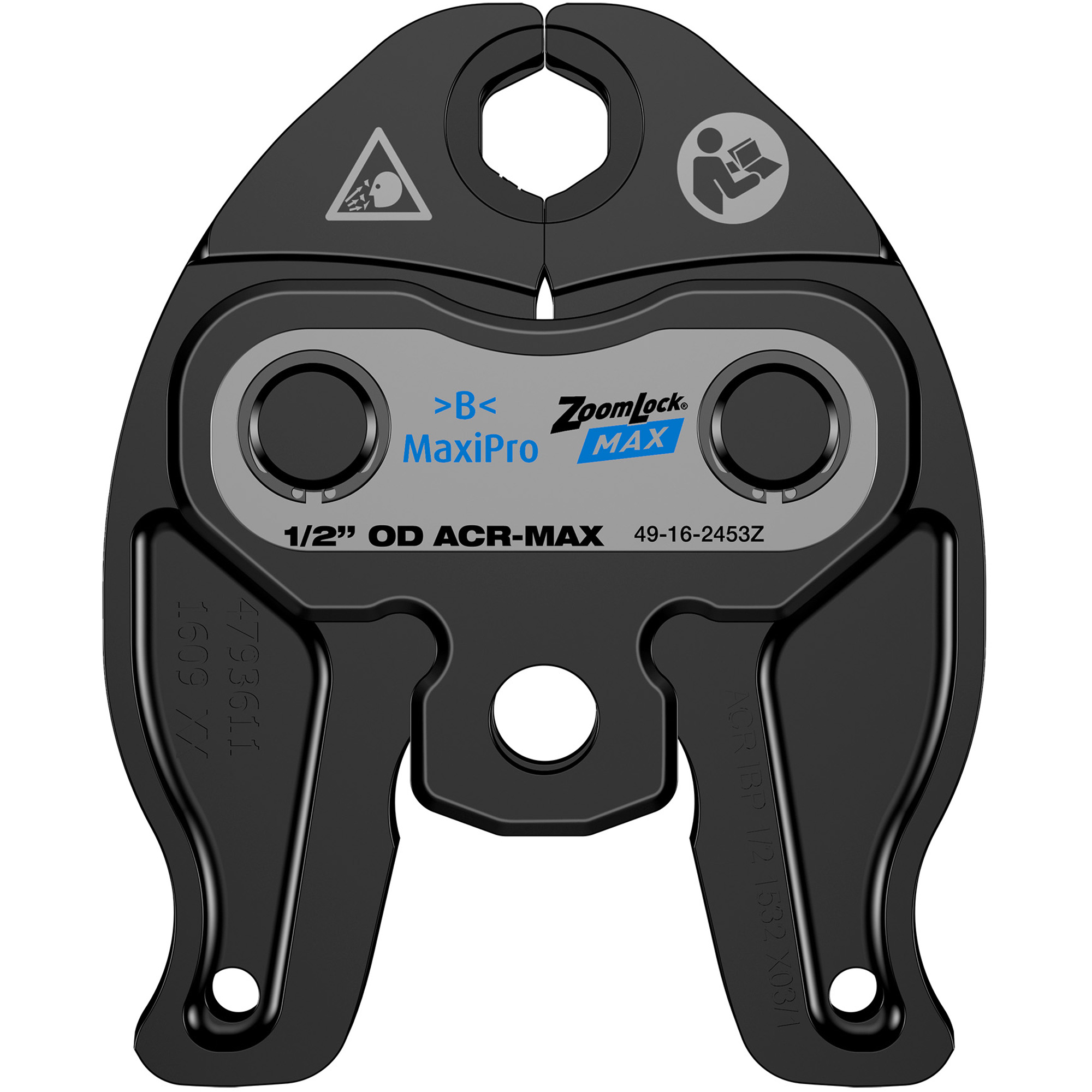 Mâchoire de presse ZoomLockMD MAX 1/2" pour outils de presse M12MC FORCE LOGICMC