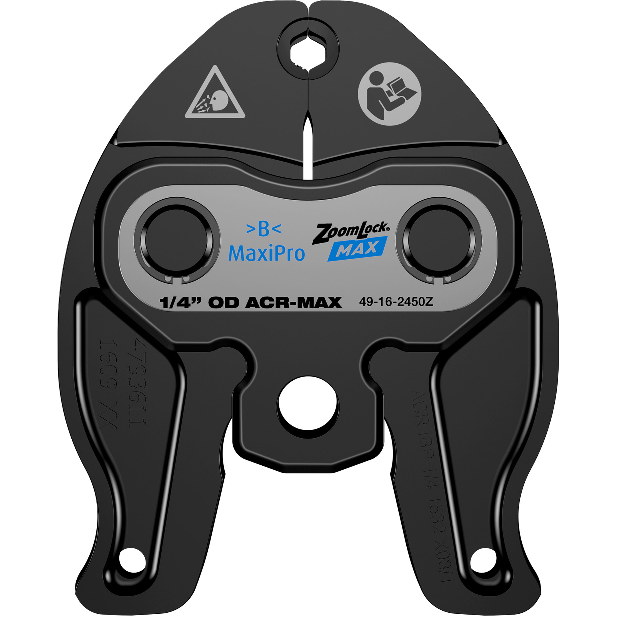Mâchoire de presse ZoomLockMD MAX 1/4" pour outils de presse M12MC FORCE LOGICMC