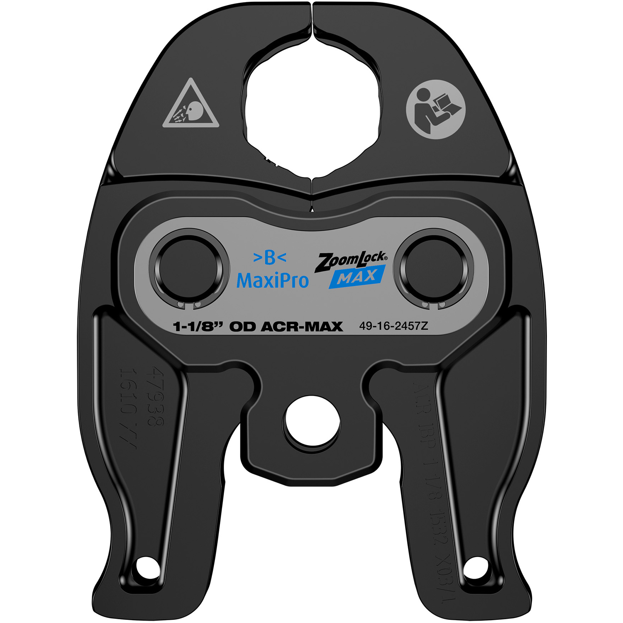 Mâchoire de presse ZoomLockMD MAX 1/8" pour outils de presse M12MC FORCE LOGICMC