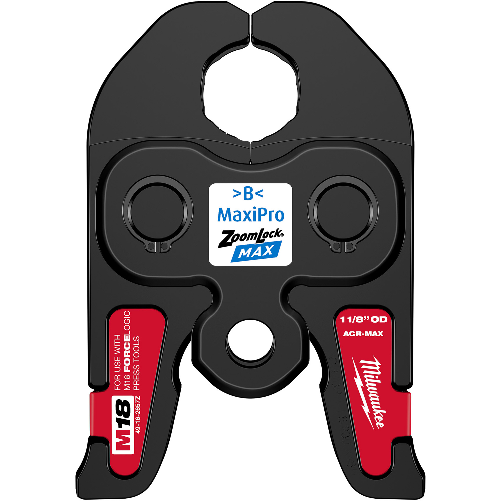 Mâchoire de presse ZoomLockMD MAX 1/8" pour outils de presse M18MC FORCE LOGICMC