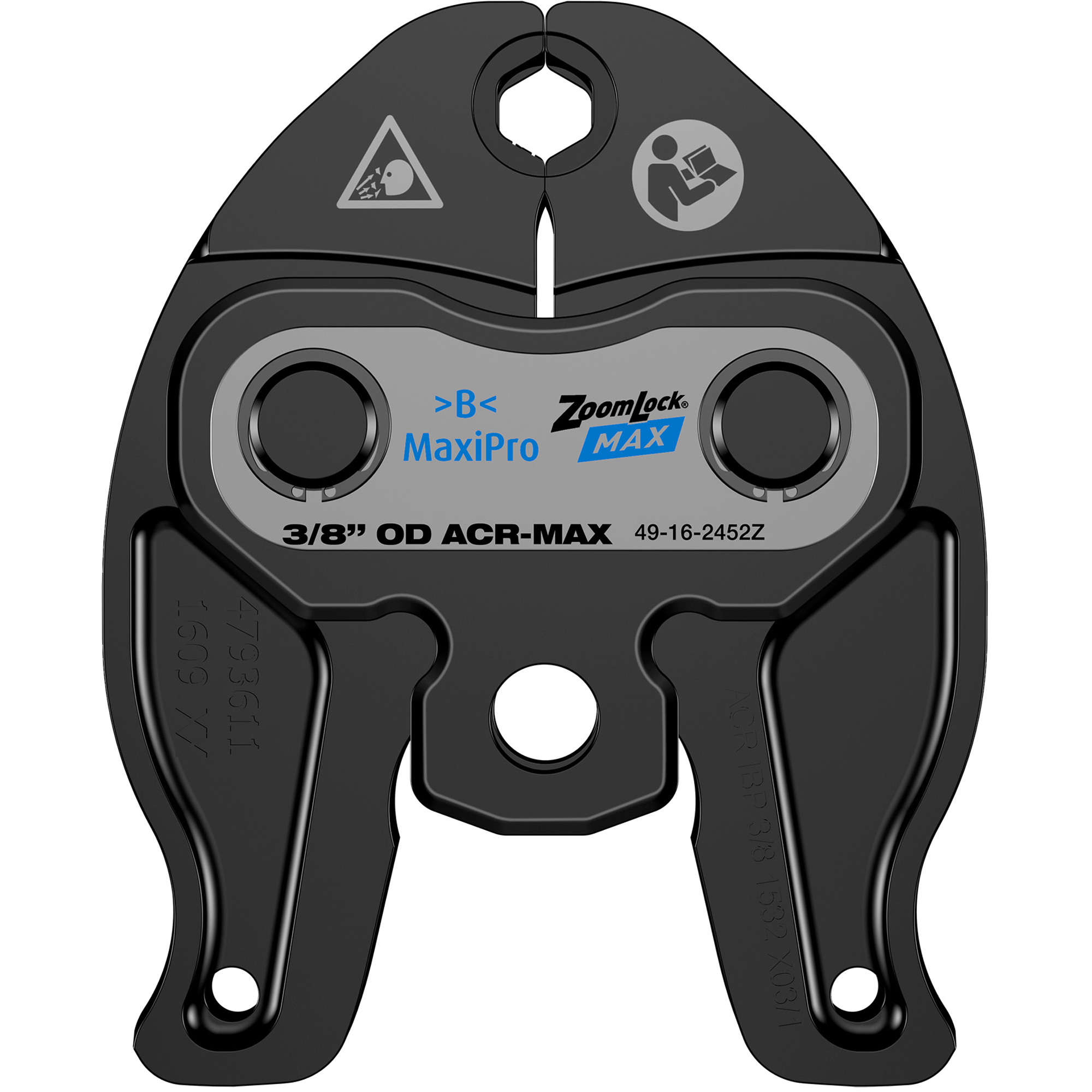 Mâchoire de presse ZoomLockMD MAX 3/8" pour outils de presse M12MC FORCE LOGICMC