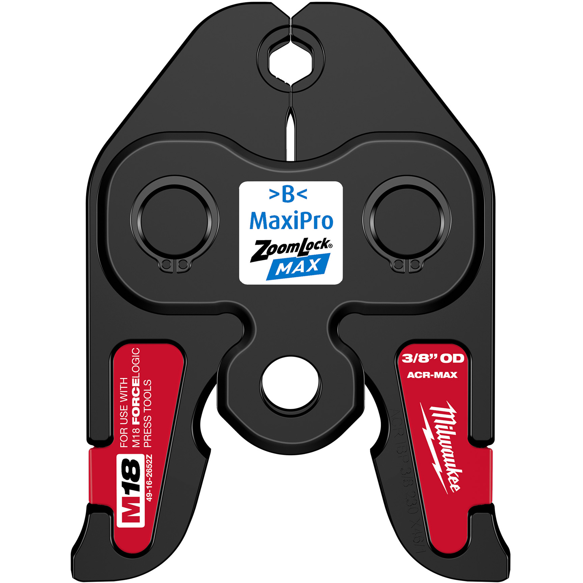 Mâchoire de presse ZoomLockMD MAX 3/8" pour outils de presse M18MC FORCE LOGICMC