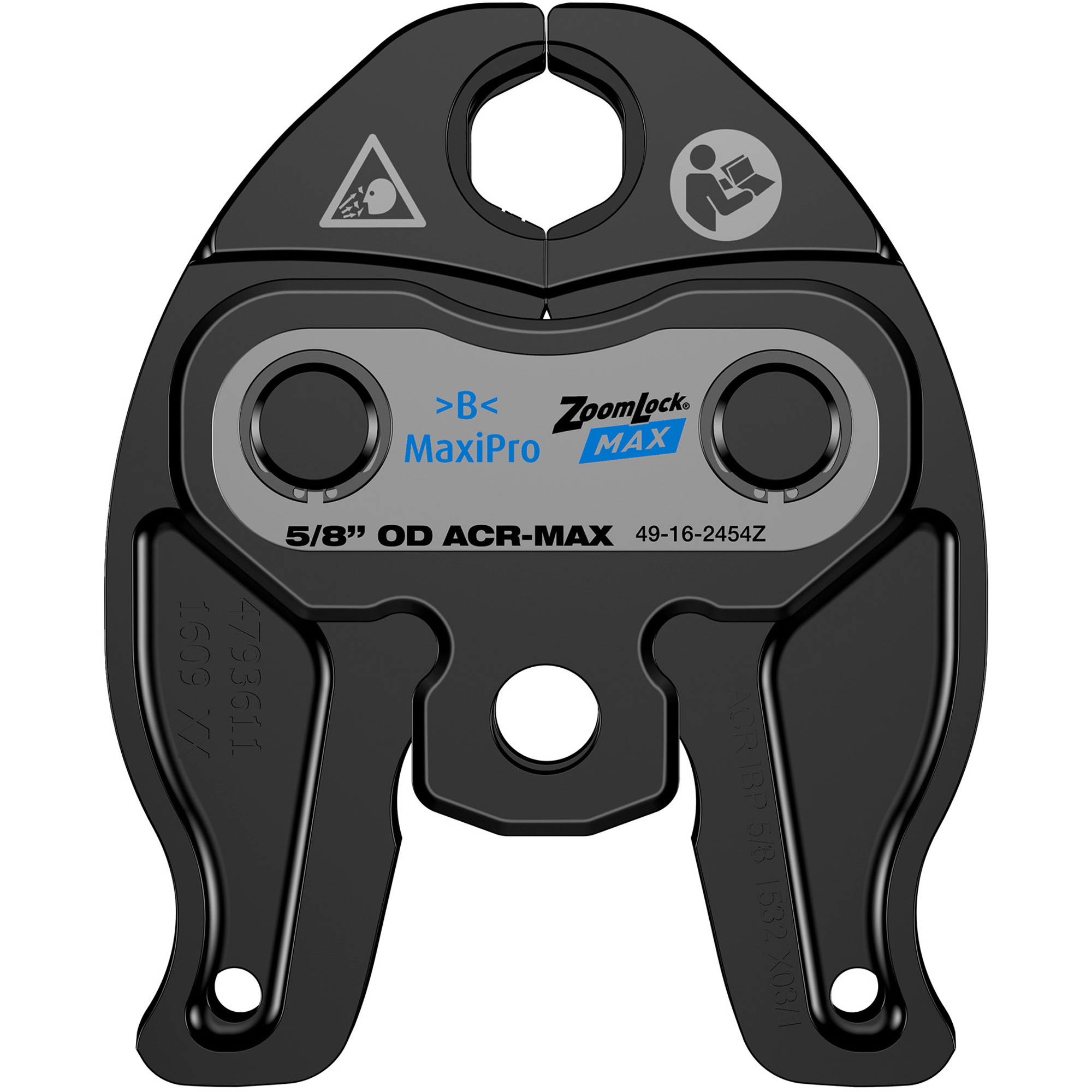Mâchoire de presse ZoomLockMD MAX 5/8" pour outils de presse M12MC FORCE LOGICMC