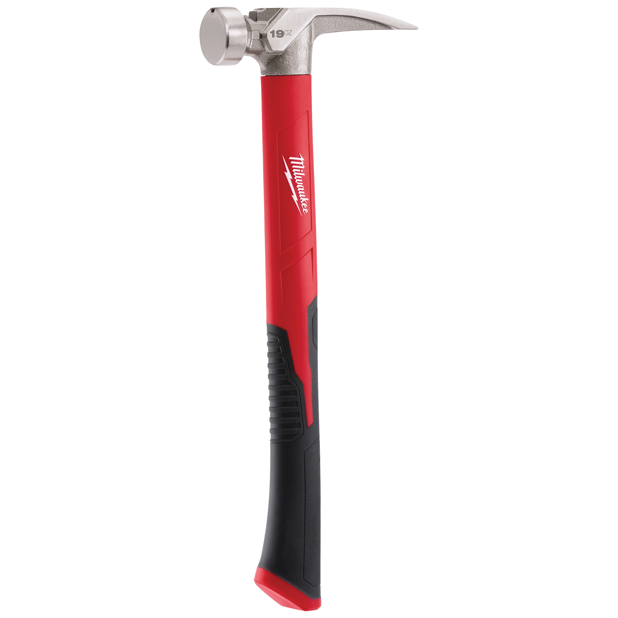 Marteau à face lisse, 19 oz., Prise en Fibre de verre, 15-1/4" lo