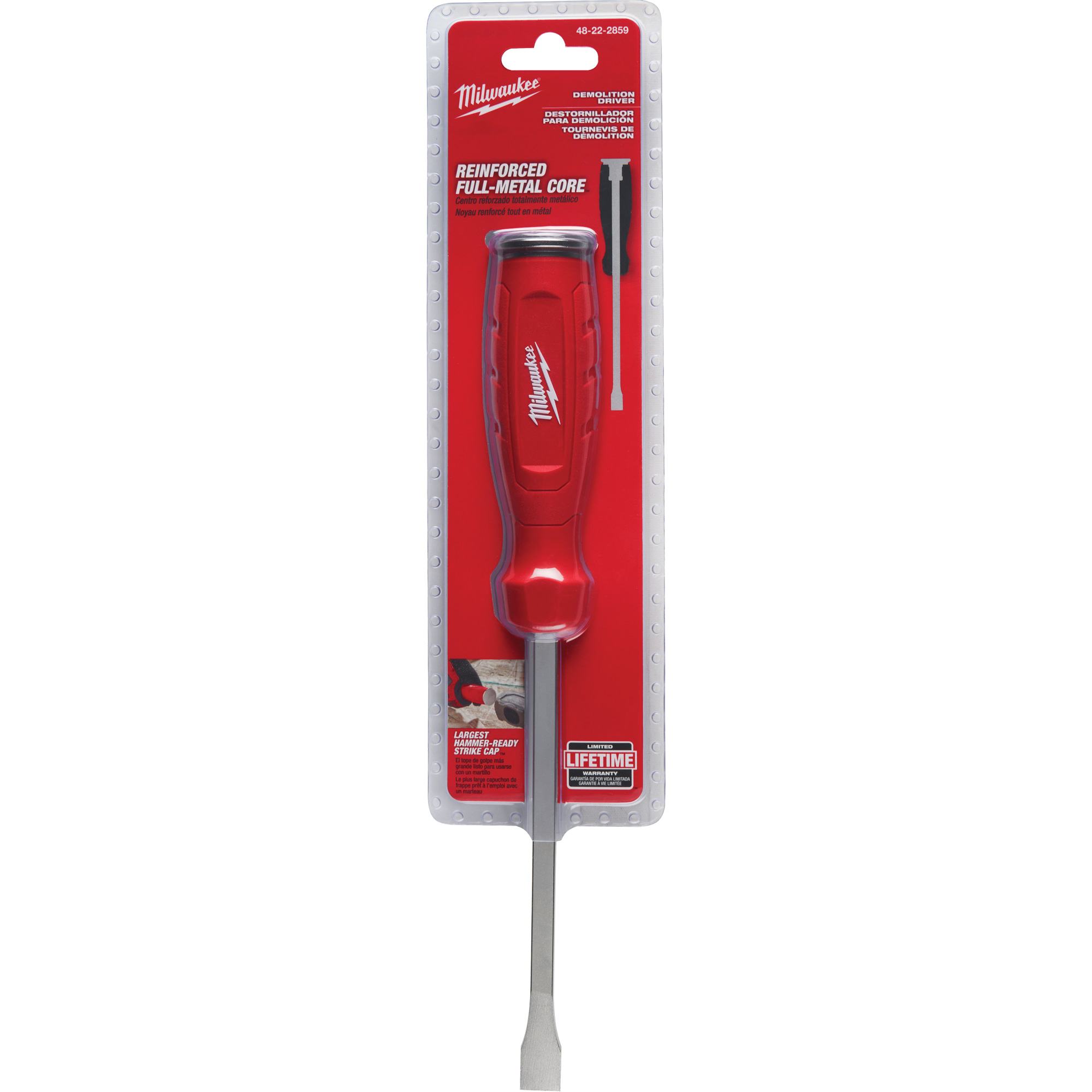 Marteau de démolition, 5/16", 11-1/4" lo, Prise Plastique