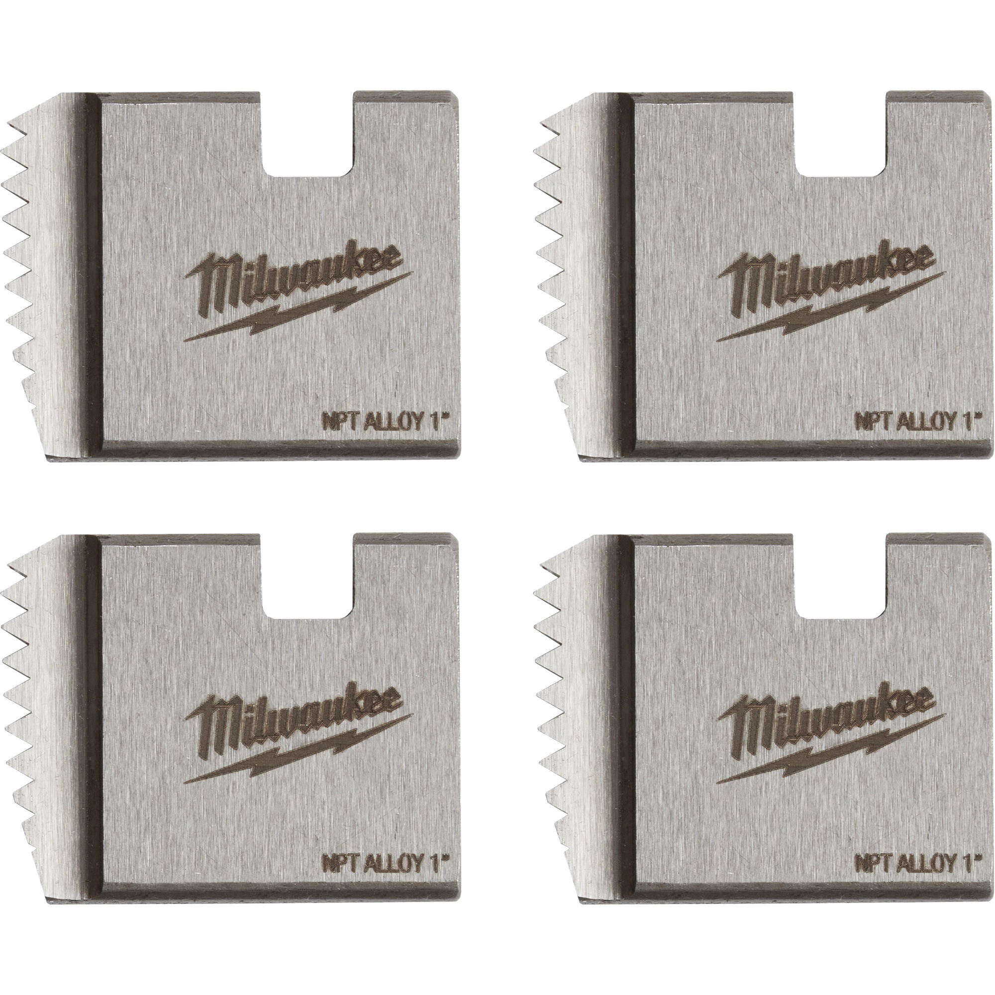 Matrices de tuyauterie portables NPT, Pour tuyau de 1", Alliage