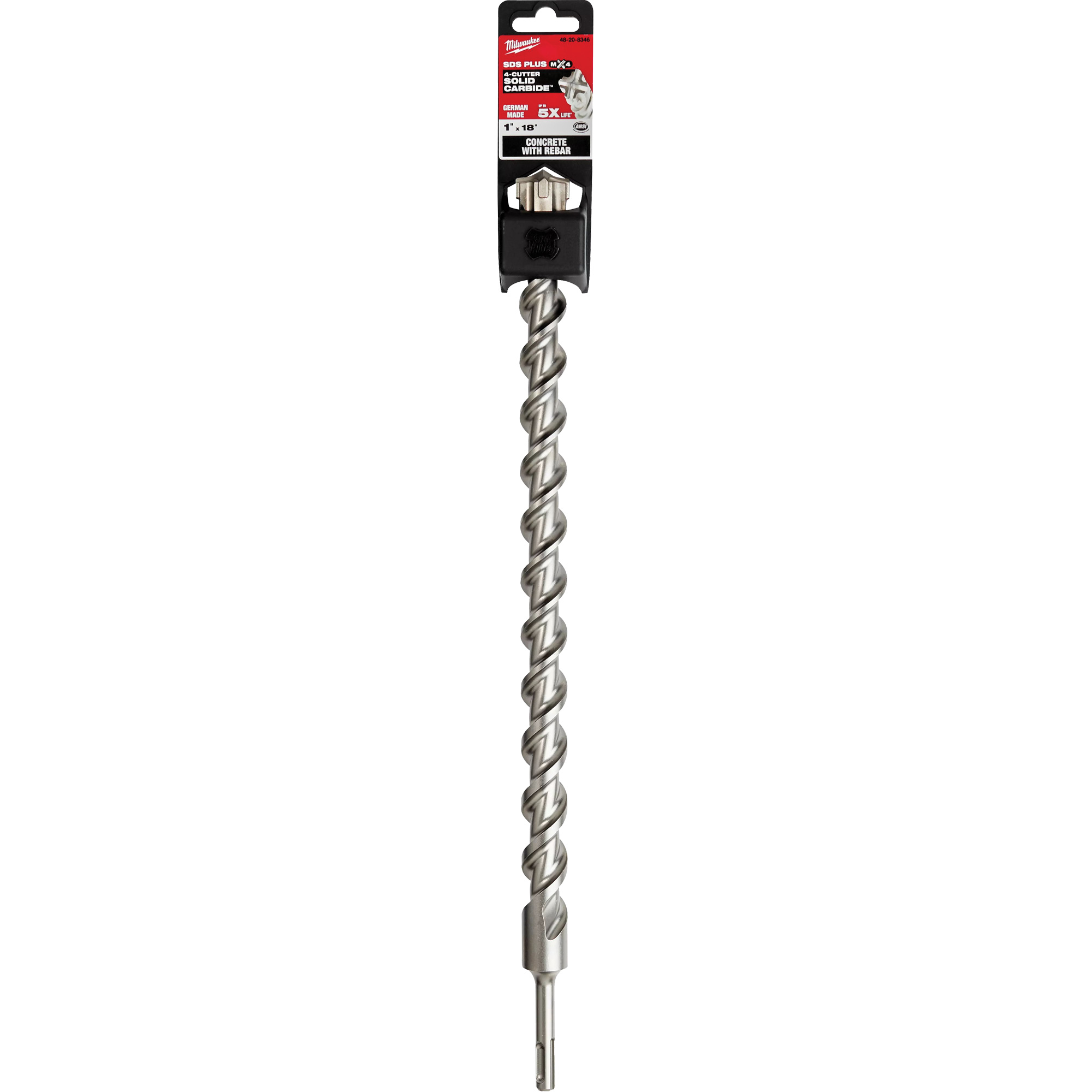 Mèche de perceuse à percussion à deux cannelures SDS-Plus M/2MC, 7/8", Tige SDS-Max