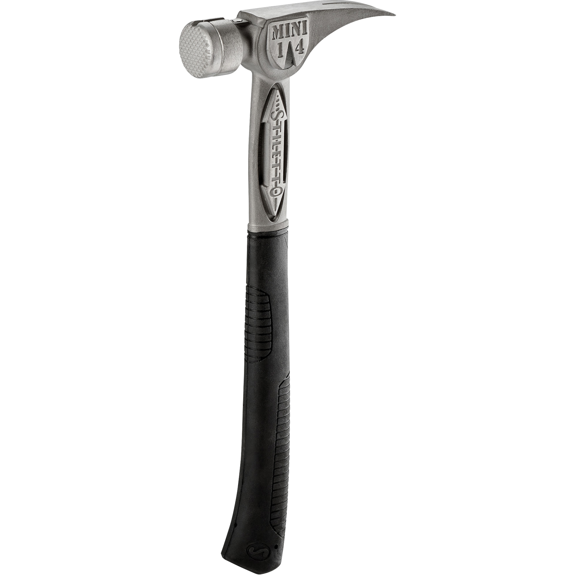 Mini marteau en titane meulé/courbé TiboneMC, 14 oz, Prise en Coussinée