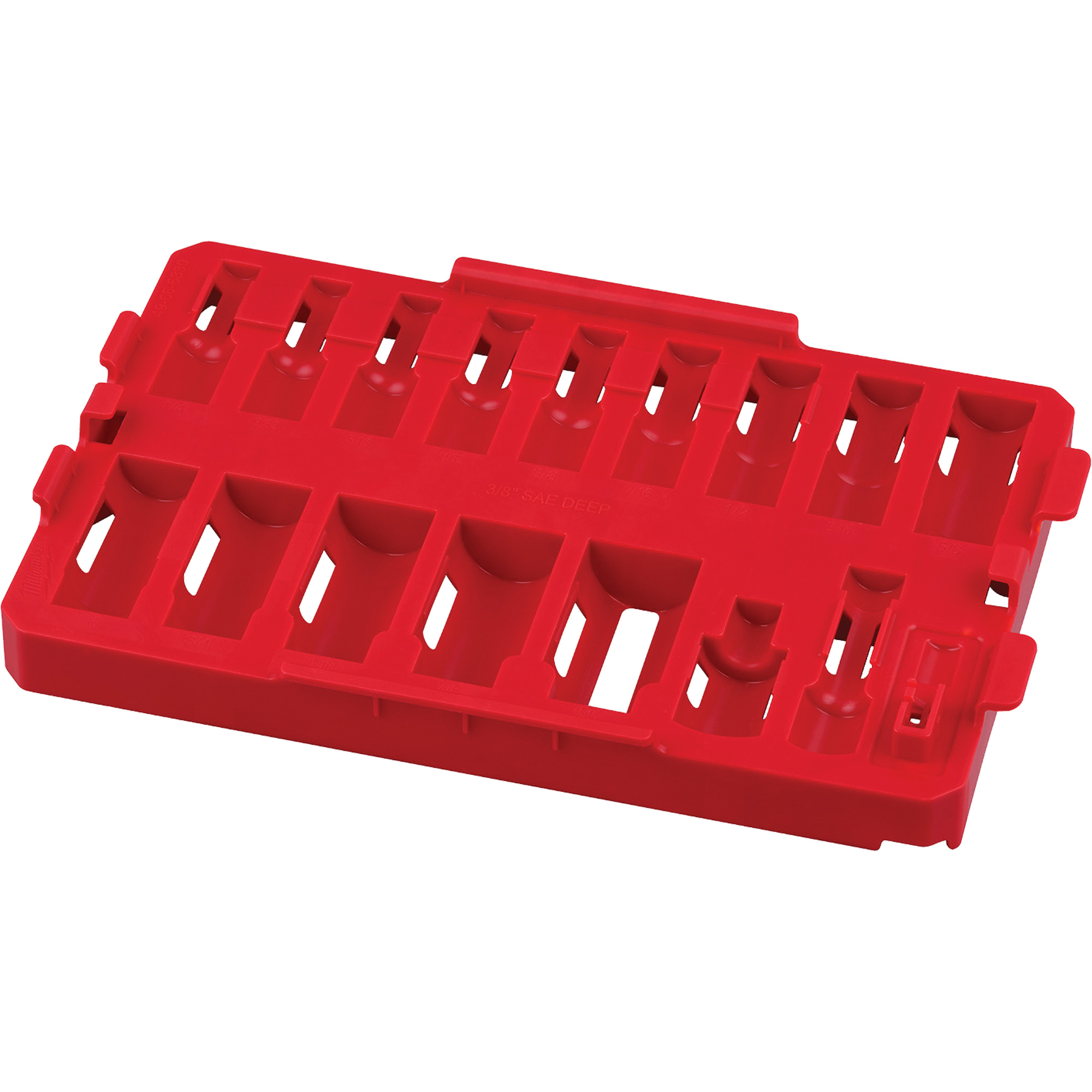 Organisateur amovible de 17 pièces pour les douilles de prise 3/8" ShockwaveMC Impact DutyMC PackoutMC