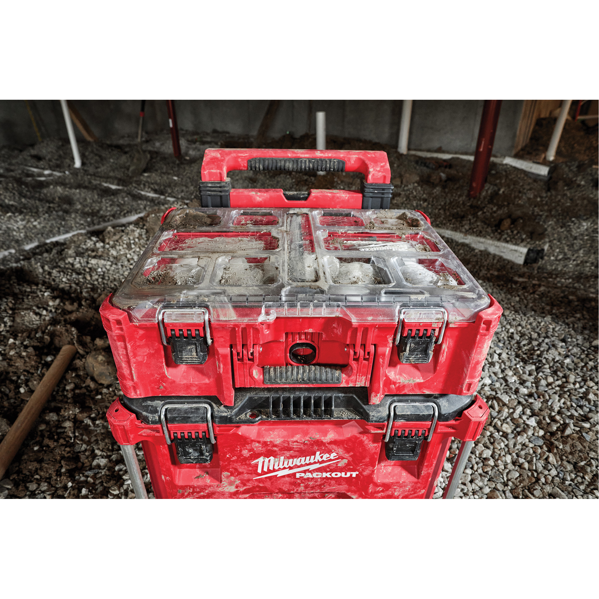 Organisateur grande capacité PackoutMC, 15-1/5" x 19-7/10" x 7", Rouge – Image 3