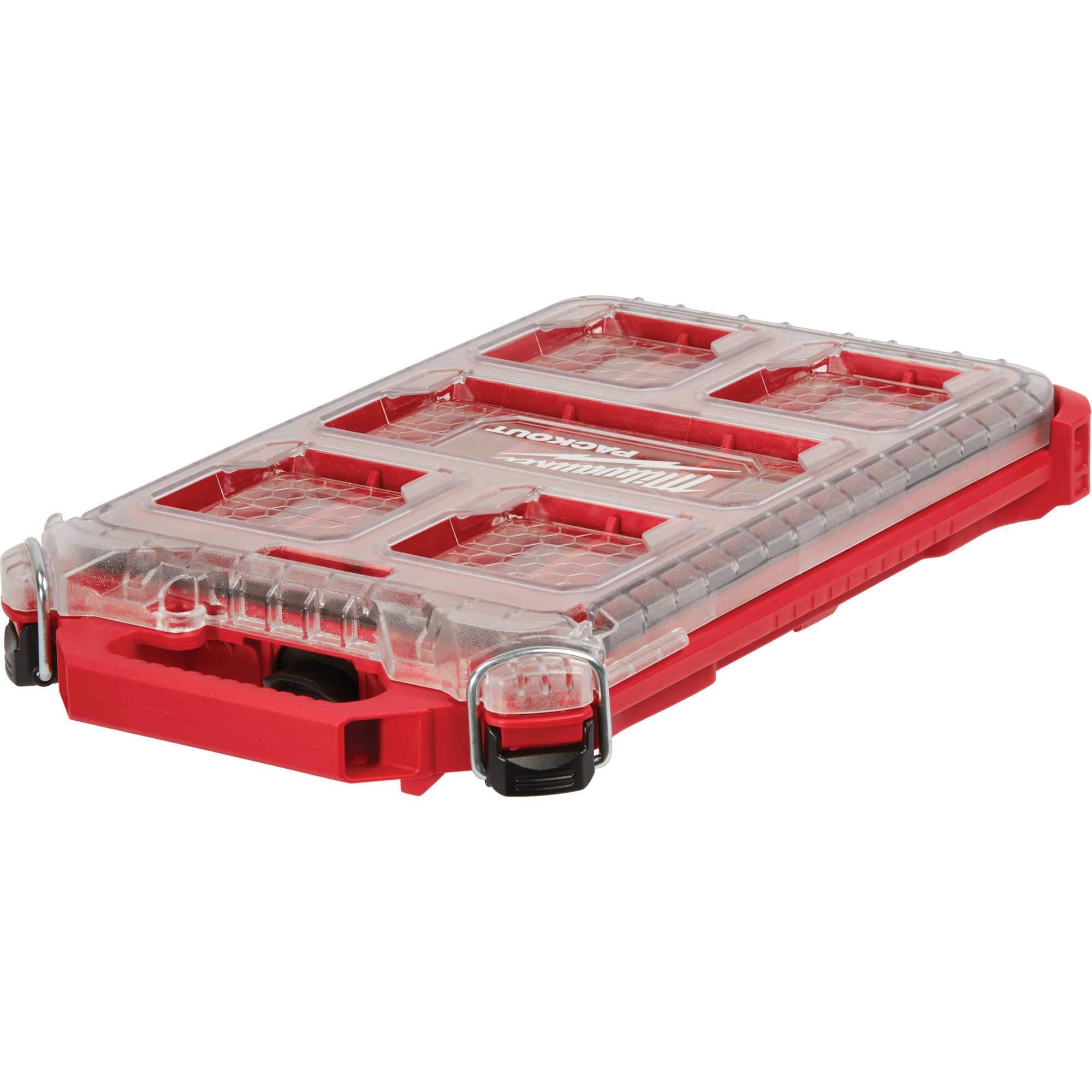 Organisateur profilé et compact PackoutMC, 16-2/5" x 9-3/4" x 2-1/2", Noir/Rouge