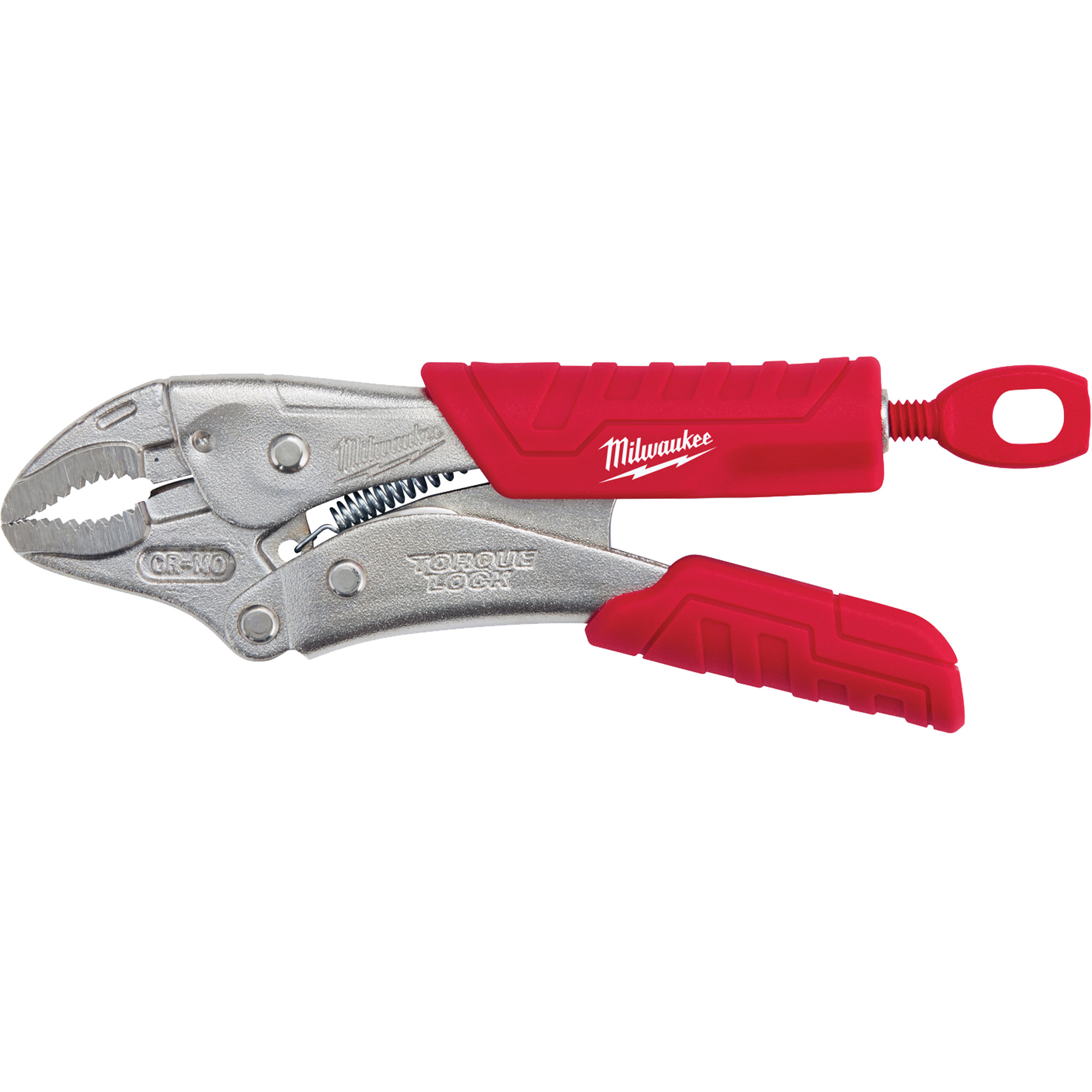 Pince-étau avec poignées Torque LockMC, Longueur 5", Mâchoire courbée