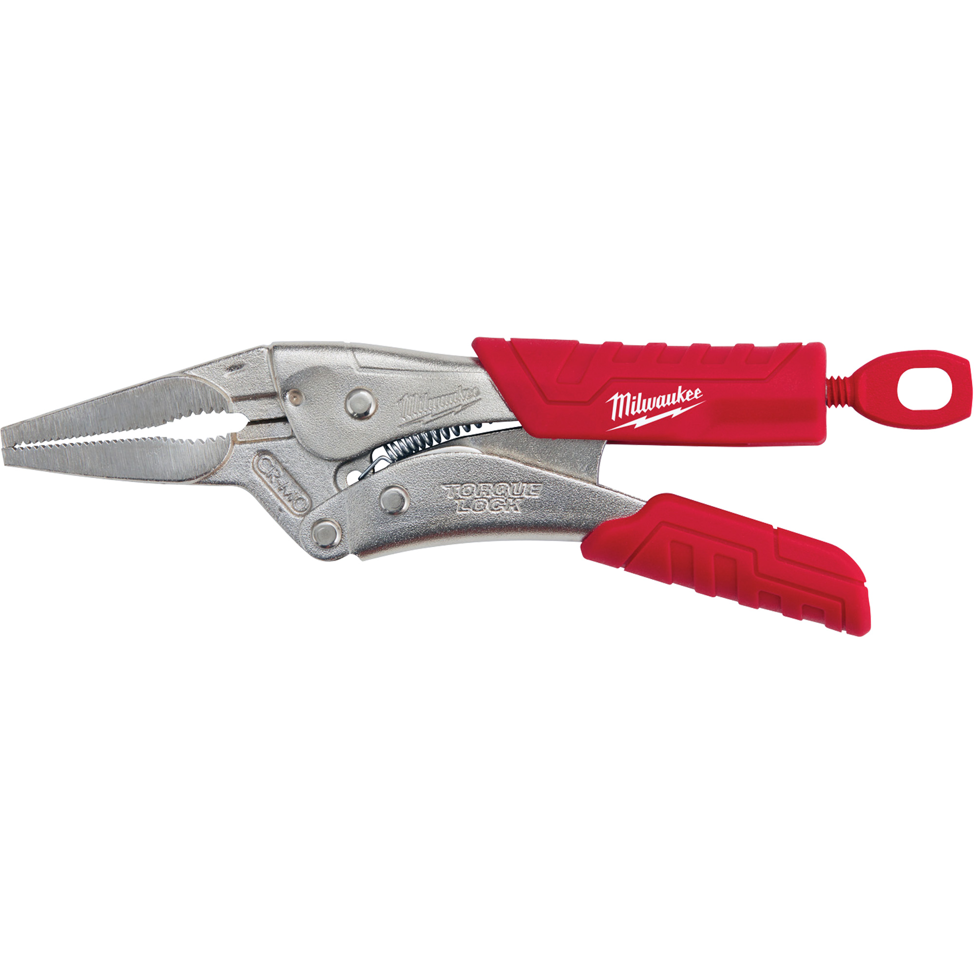 Pince-étau avec poignées Torque LockMC, Longueur 6", Bec long