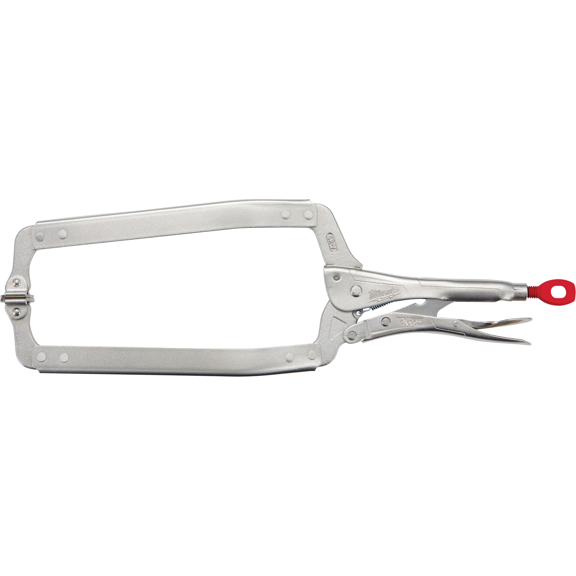 Pince-étau en C à mâchoires pivotantes Torque LockMC, Longueur 18", Pinces serre-joints