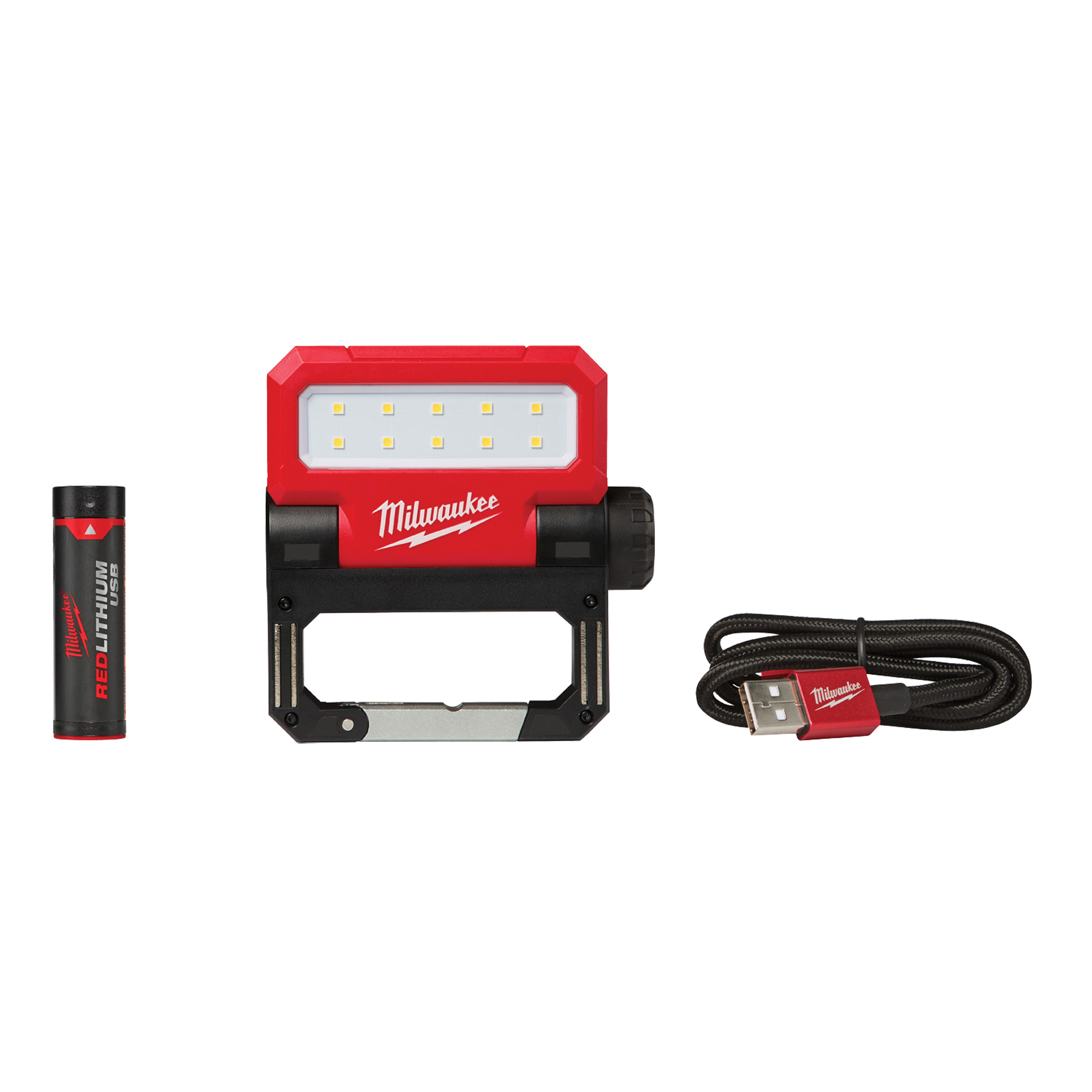 Projecteur d'illumination pivotant RoverMC USB, DEL, 550 lumens, Piles Rechargeable