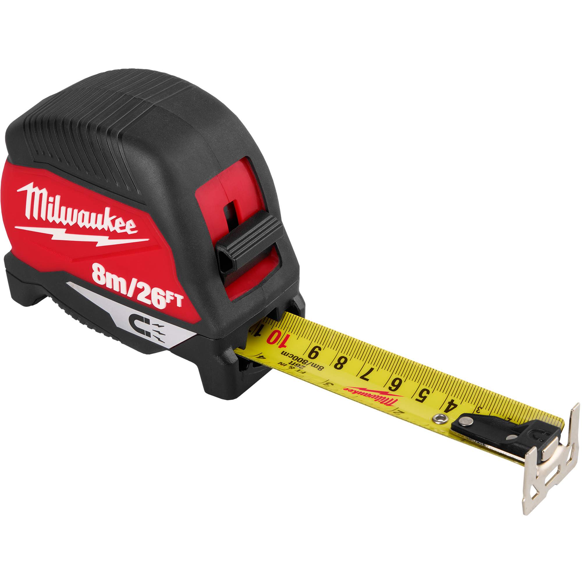 Ruban à mesurer magnétique, 1-1/8" x 26'/8 m