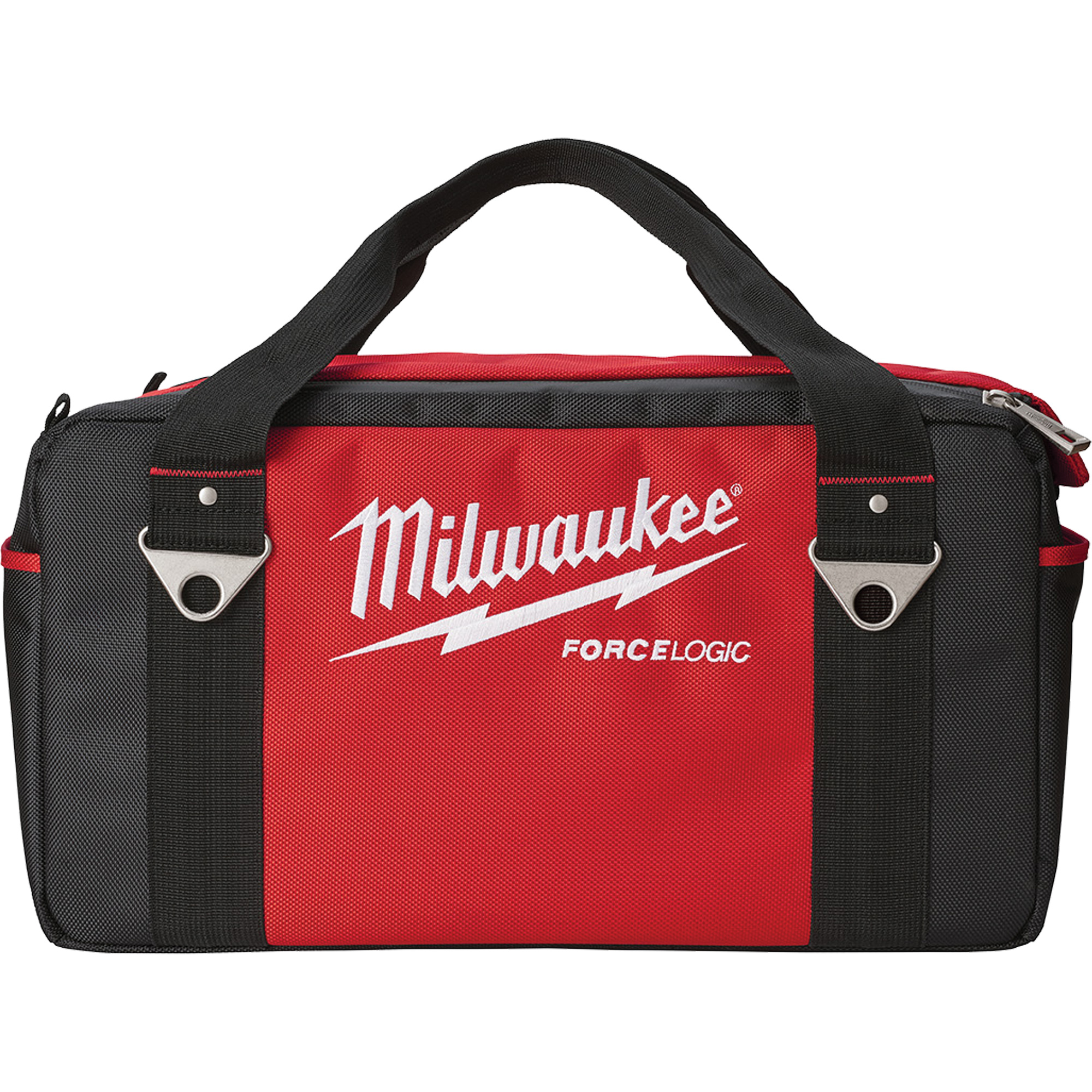 Sac à sertisseur/coupe-câbles pour travaux en hauteur, Nylon, Noir/Rouge