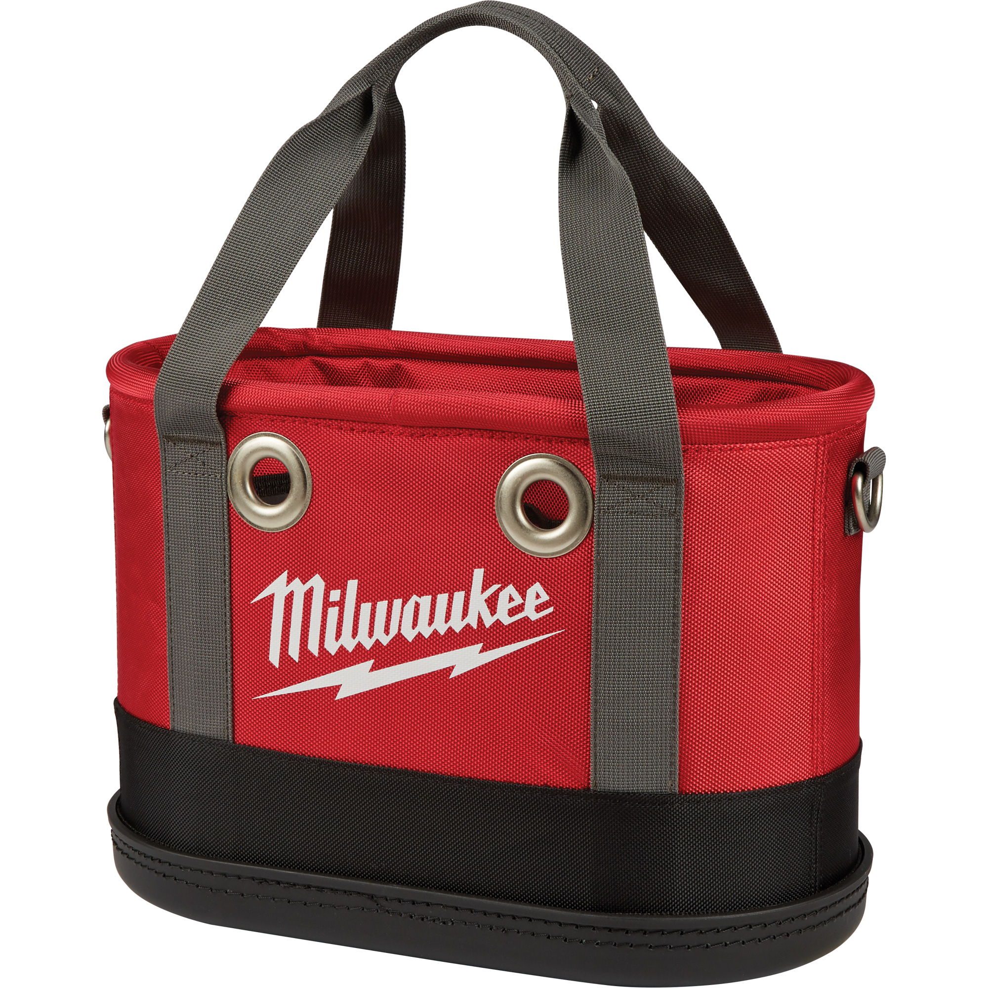 Sac ovale aérien utilitaire, Nylon balistique, 14 pochettes, Noir/Rouge