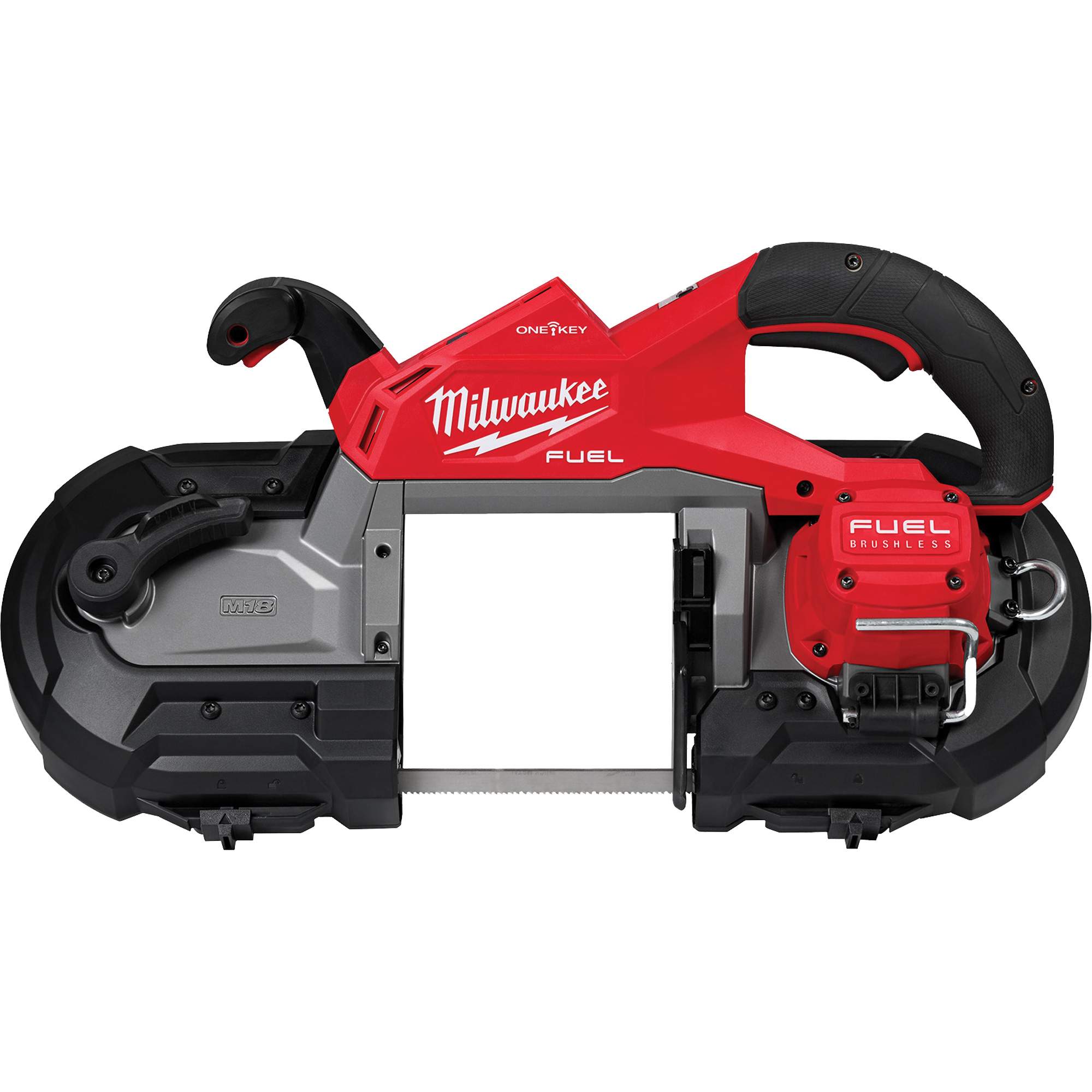 Scie à ruban à deux gâchettes pour coupes profondes M18 FUELMC avec ONE-KEYMC, 18 V, 5" Capacité