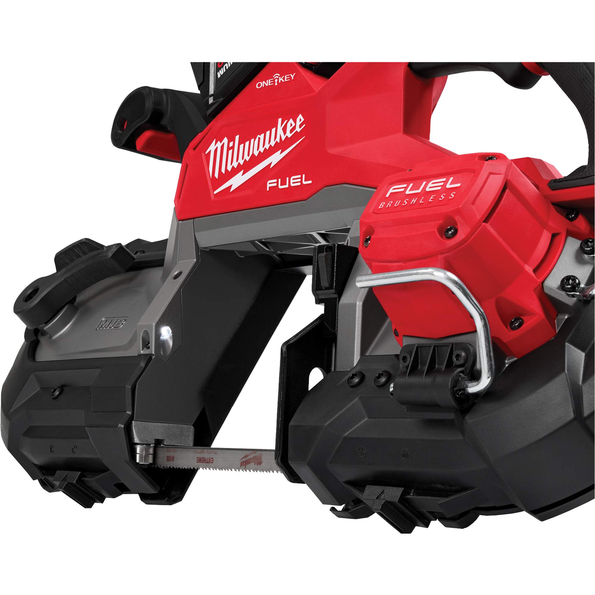 Scie à ruban à deux gâchettes pour coupes profondes M18 FUELMC avec ONE-KEYMC, 18 V, 5" Capacité – Image 4