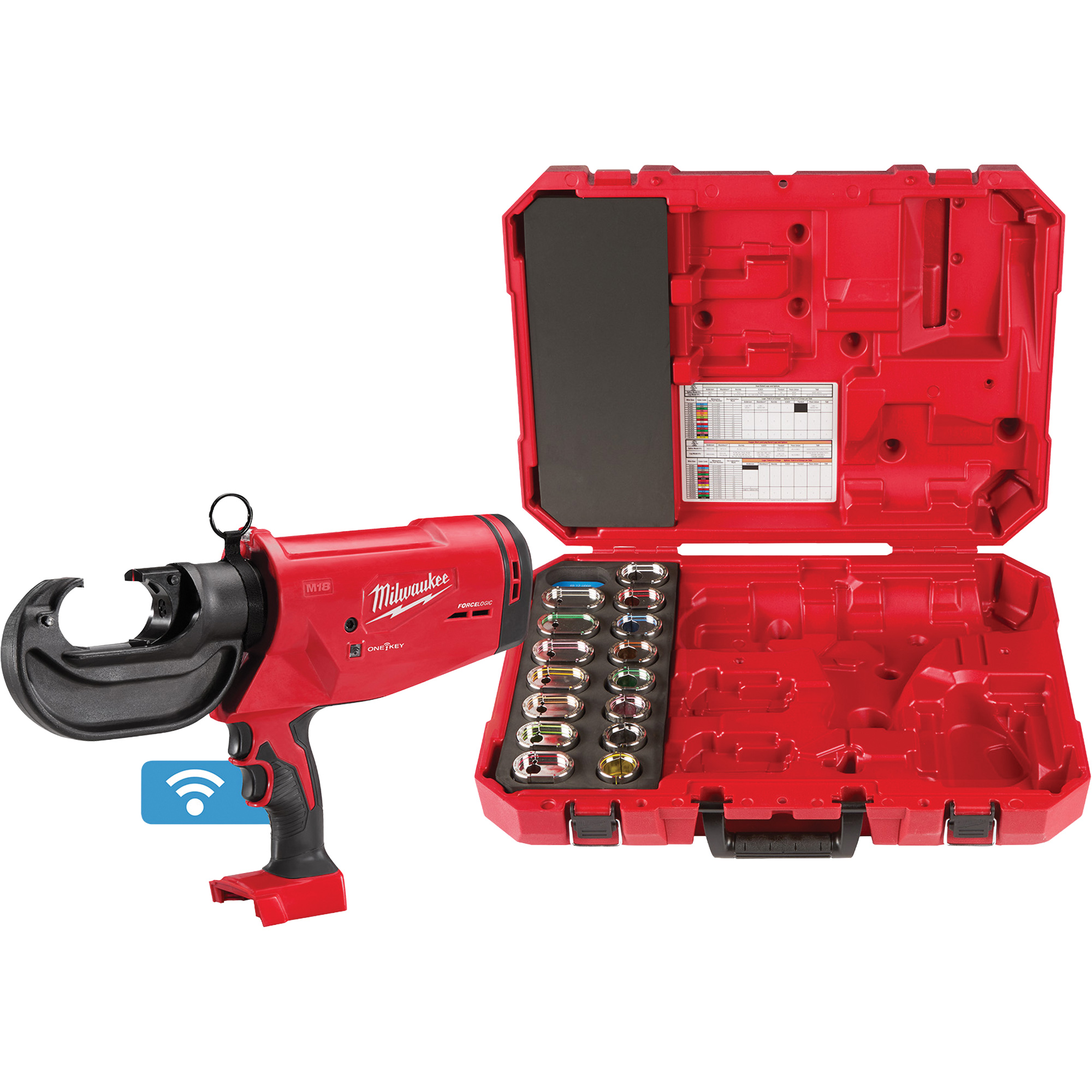 Sertisseuse M18MC FORCE LOGICMC 750 MCM avec matrices #6 - 750 MCM Al