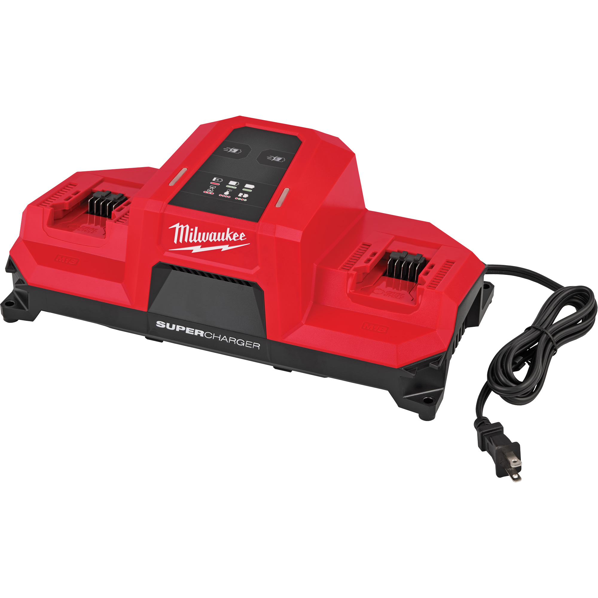 Super chargeur simultané à deux baies M18MC avec 4 points de montage, 18 V, Lithium-ion