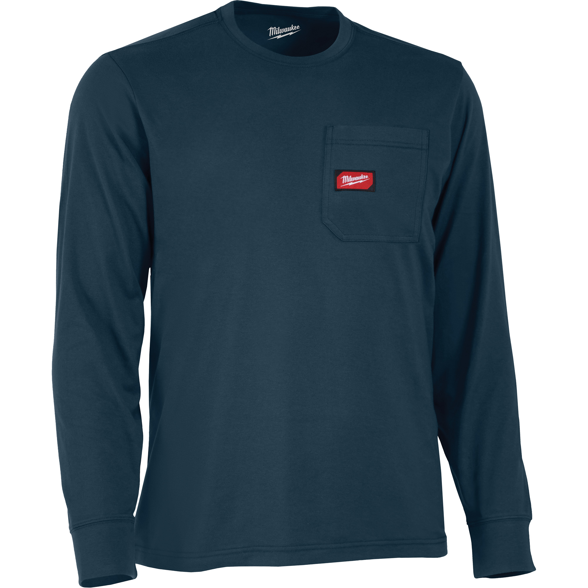T-shirt à manches longues avec poches GridironMC, Hommes, 3T-Grand, Bleu