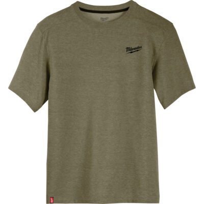 T-shirt de travail hybride, Hommes, 3T-Grand, Vert