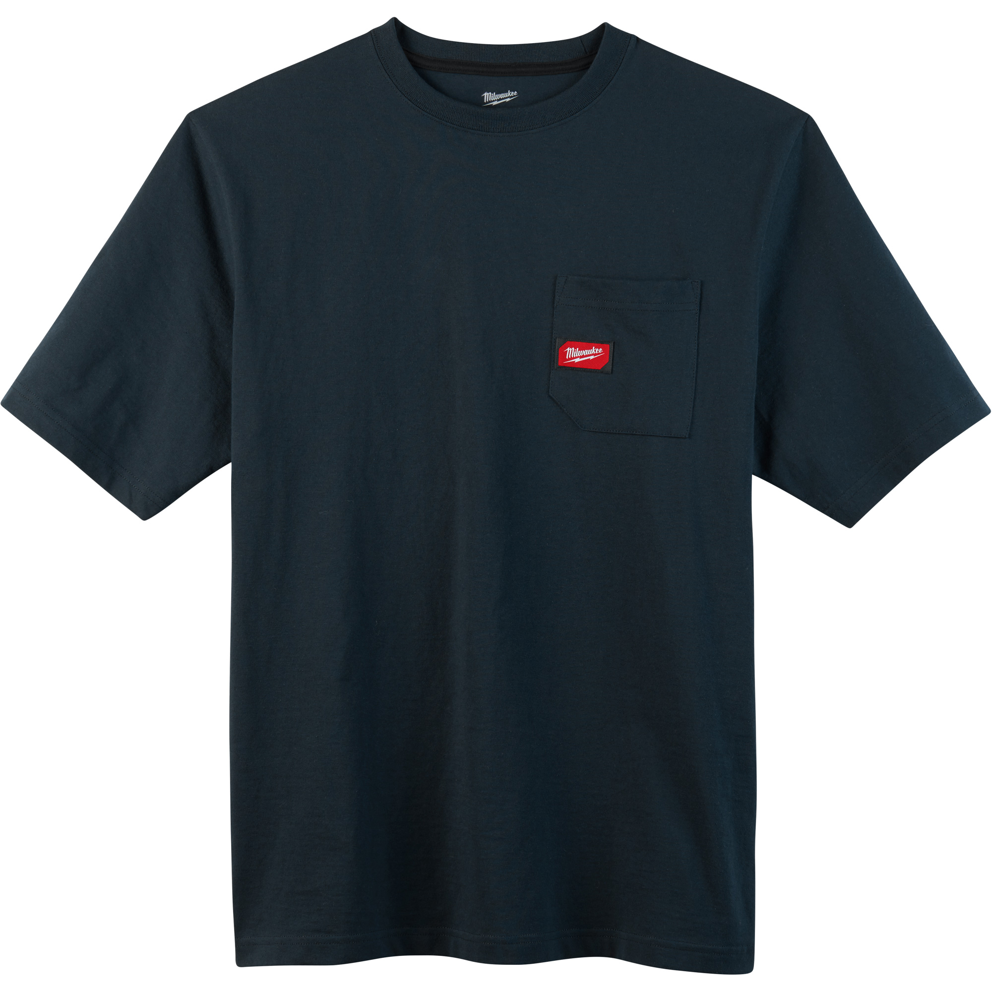 T-shirt robuste avec poche, Hommes, Petit, Bleu