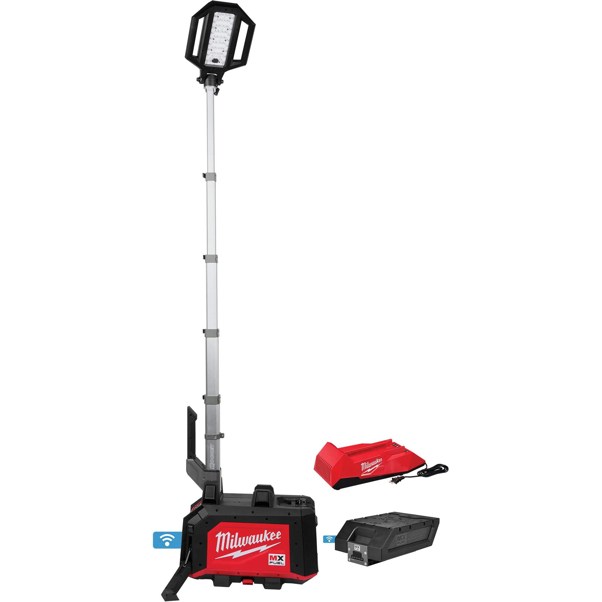 Tour d'éclairage compact à puissance double MX FuelMC RocketMC, DEL, 15000 lumens